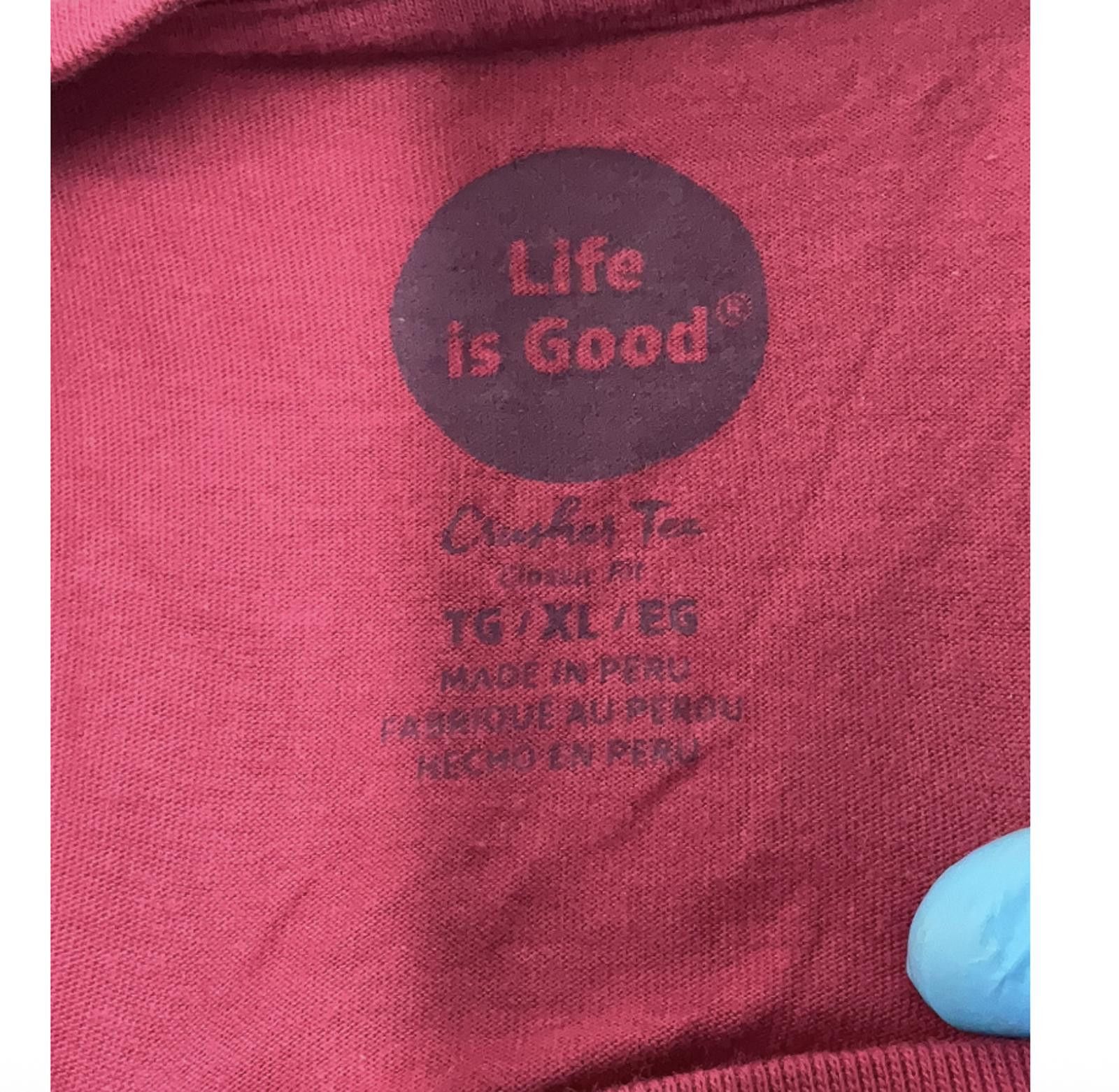 Life is Good Life Is Good Burgundy Long Sleeve Turkey T-Shirt, Size XL Size ONE SIZE - 3 Thumbnail