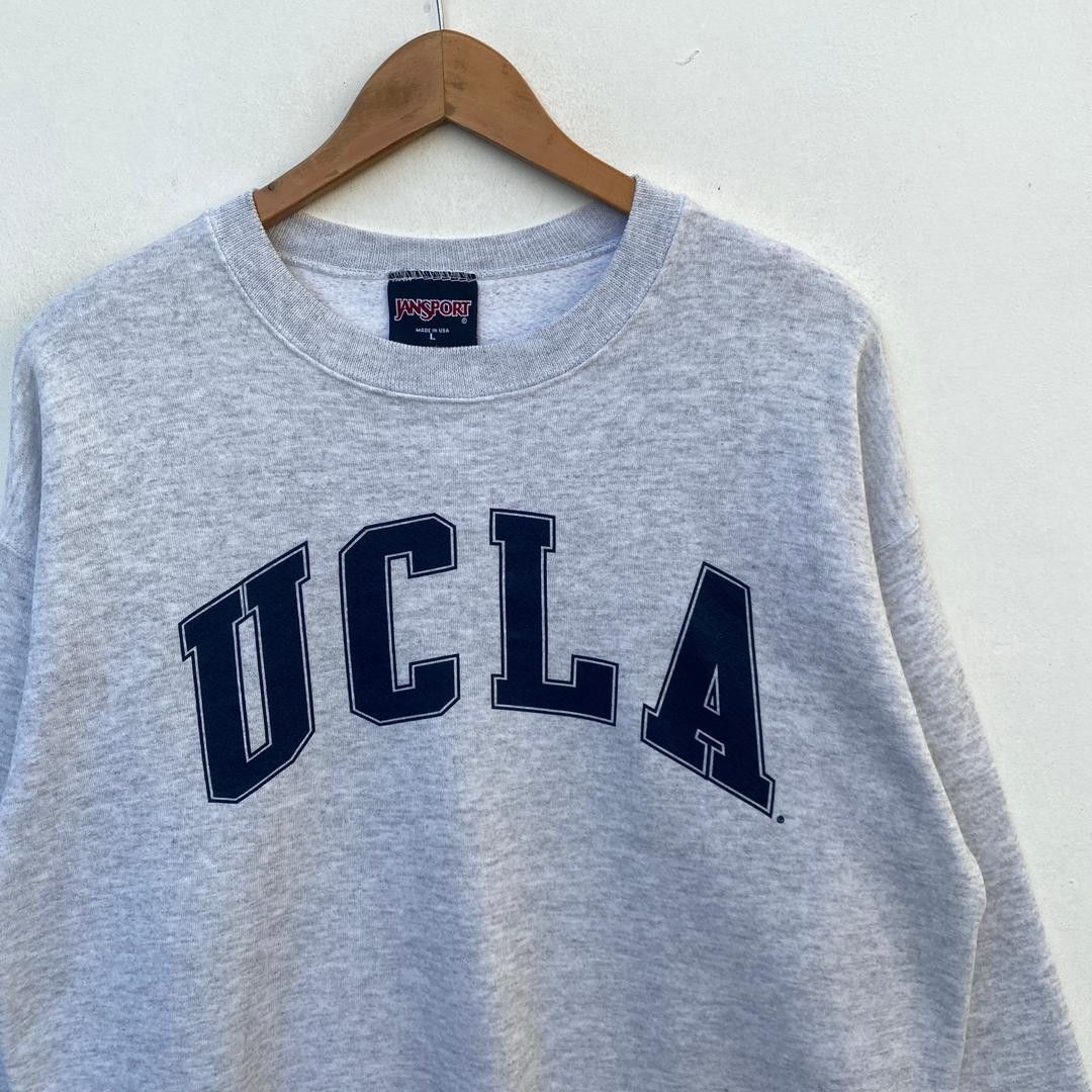 Vintage VINTAGE UCLA UNIVERSITY SWEATSHIRT LARGE PULLOVER GRAY Size US L / EU 52-54 / 3 - 3 Thumbnail