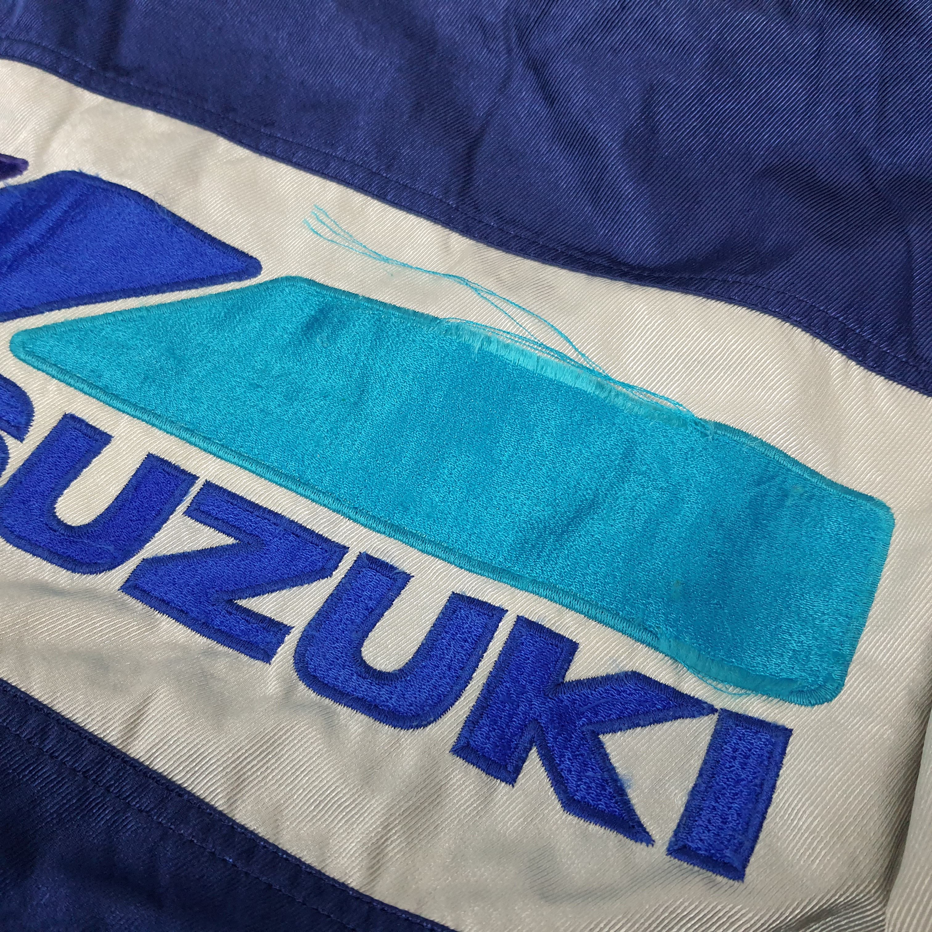 Japanese Brand Vintage 90s Team Suzuki Japan Reversibe Jacket C269N10 Size US L / EU 52-54 / 3 - 3 Thumbnail