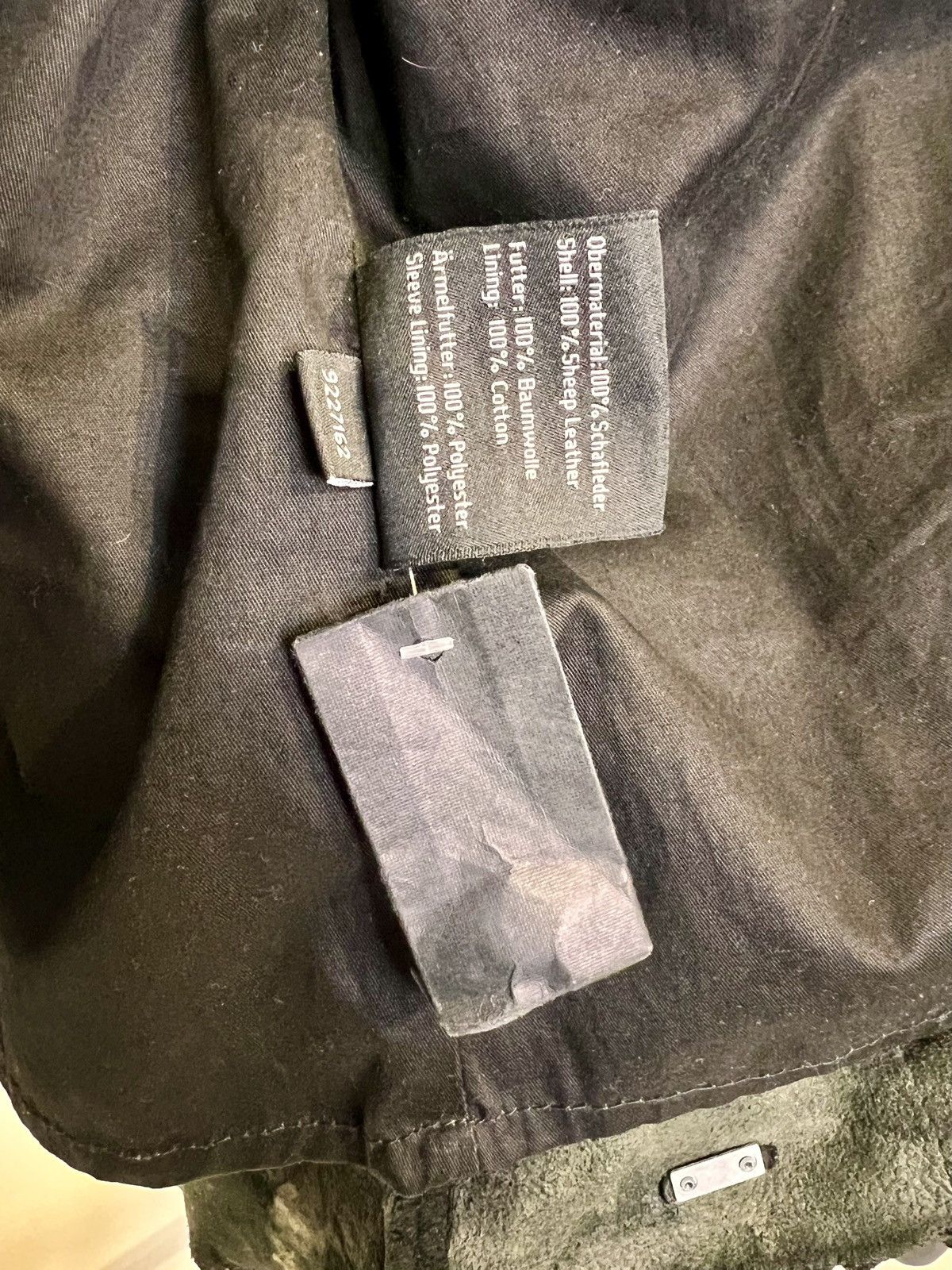 tigha Leather jacket made of crushed leather Size US XXL / EU 58 / 5 - 10 Thumbnail