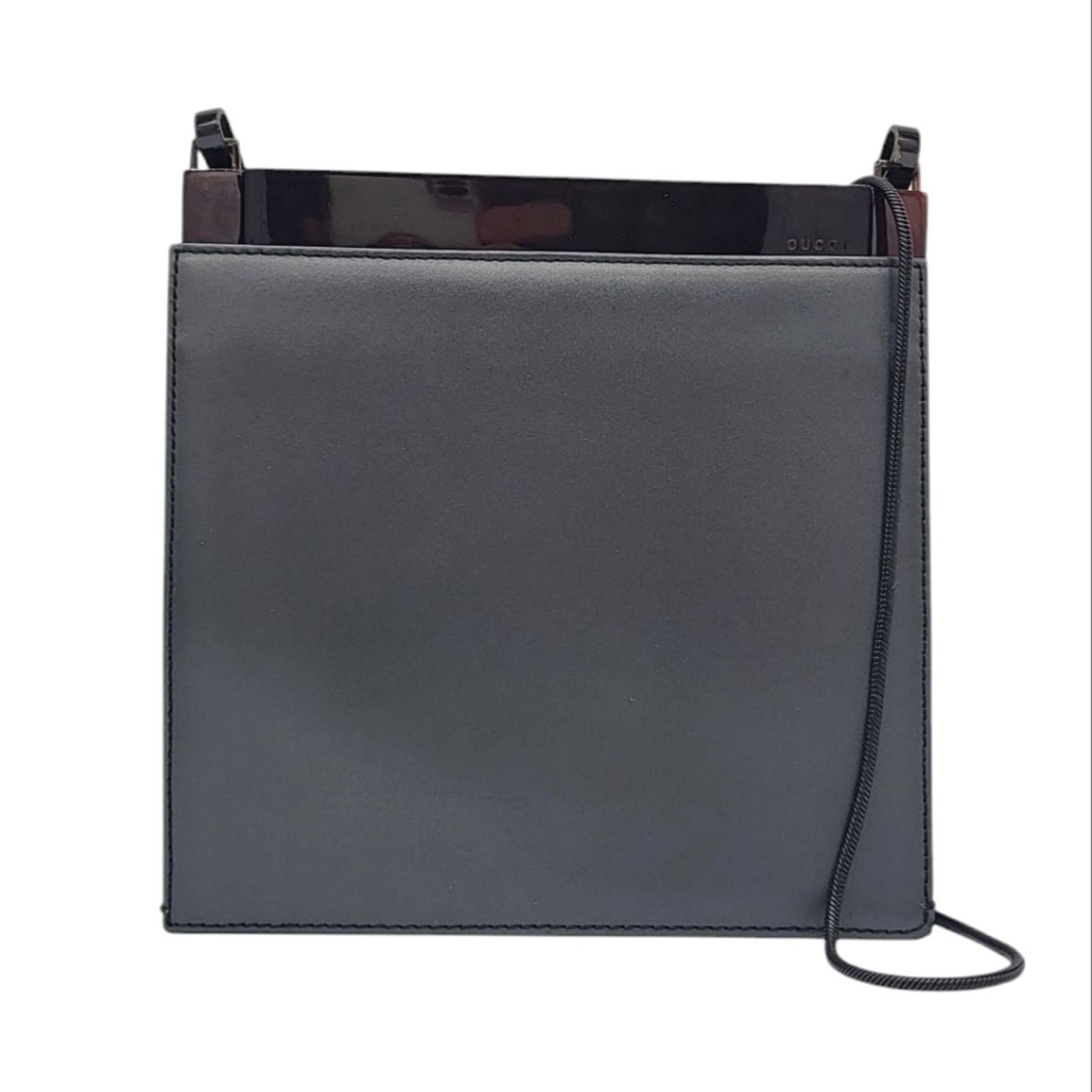 Gucci Gucci Rare Vintage Structured Leather Clutch Shoulder Bag Size ONE SIZE - 1 Thumbnail