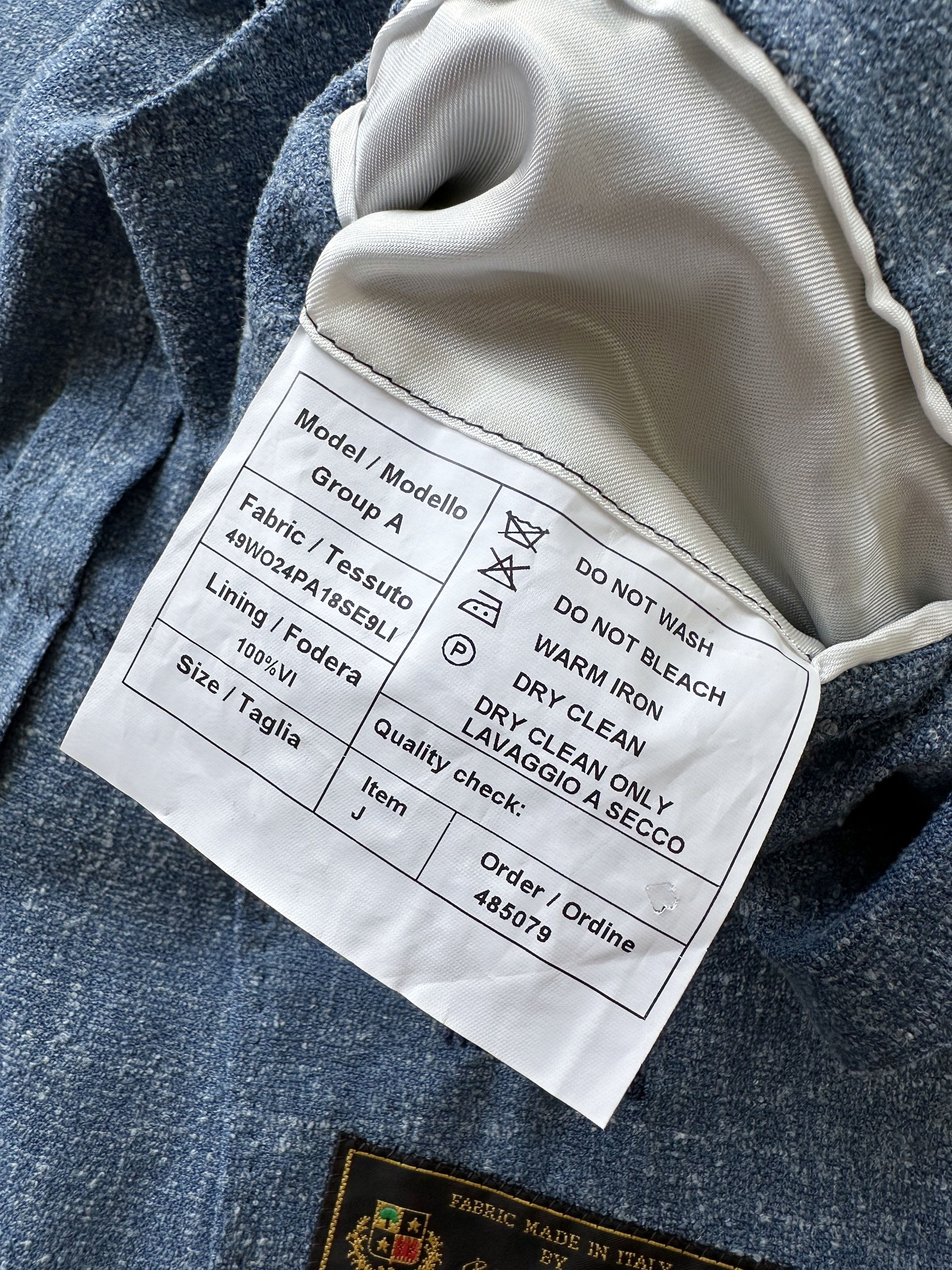 Loro Piana Zano x Loro Piana blue melange blazer Size 48R - 10 Thumbnail
