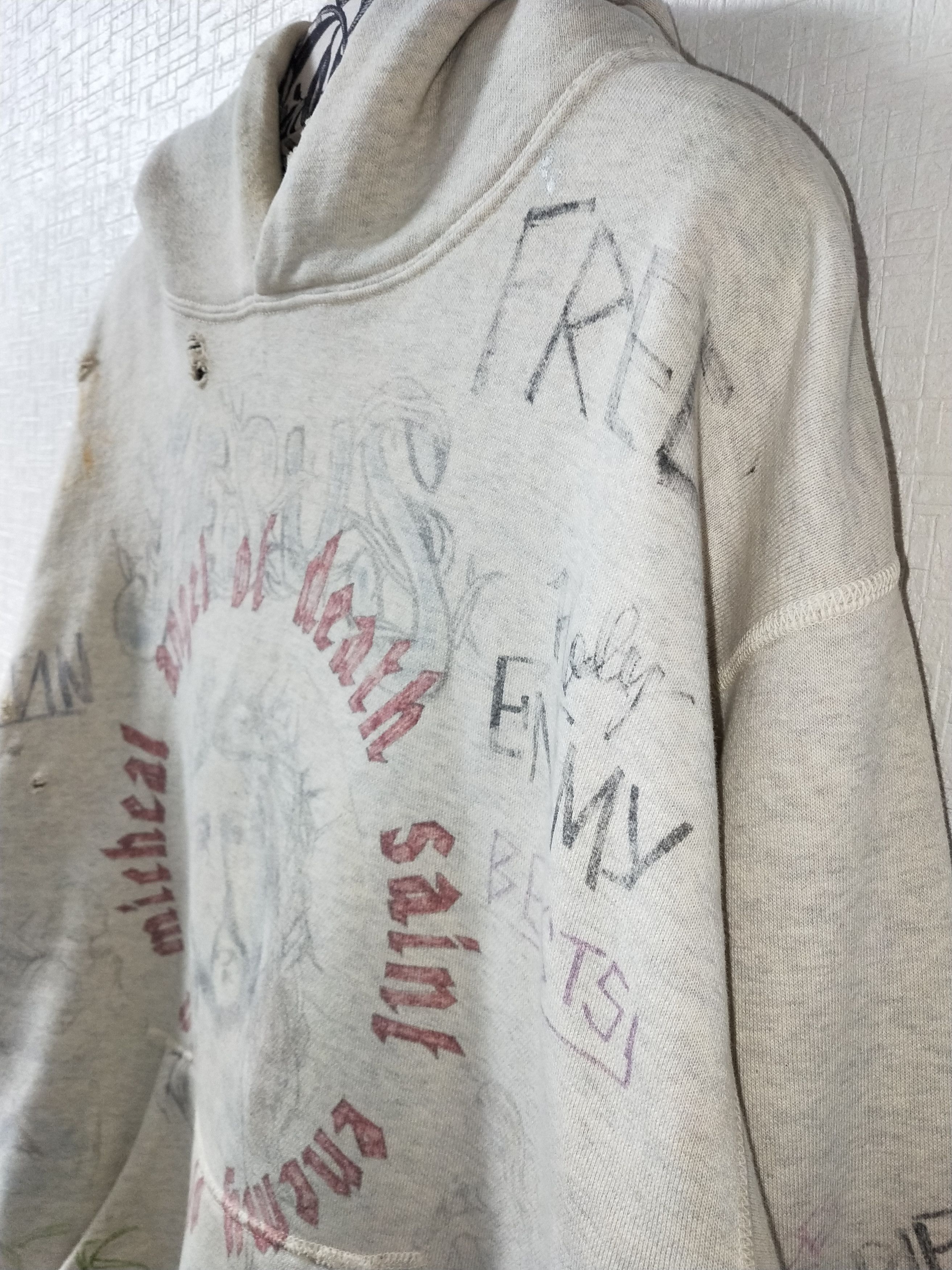 Saint Michael Aged Graffiti Hoodie Size US M / EU 48-50 / 2 - 4 Thumbnail