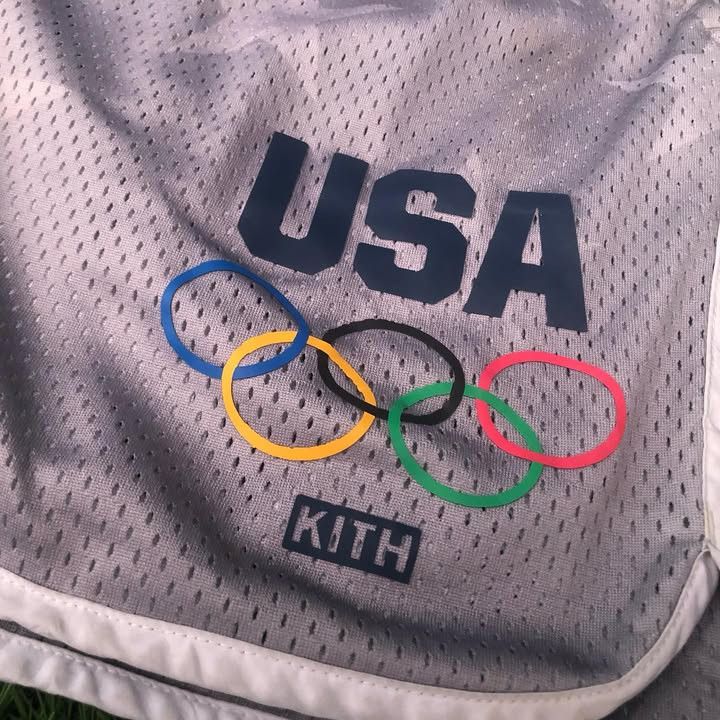 Kith × USA Olympics Kith Team USA Stars Jordan mesh shorts Size US 32 / EU 48 - 3 Thumbnail