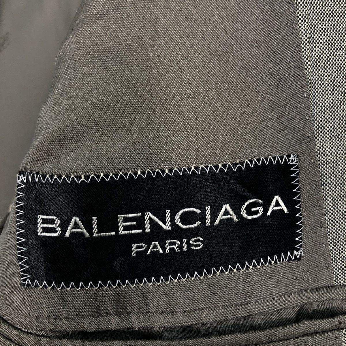 Balenciaga 📌Vintage Balenciaga Paris Coats Striped Double Breast Size US M / EU 48-50 / 2 - 18 Thumbnail