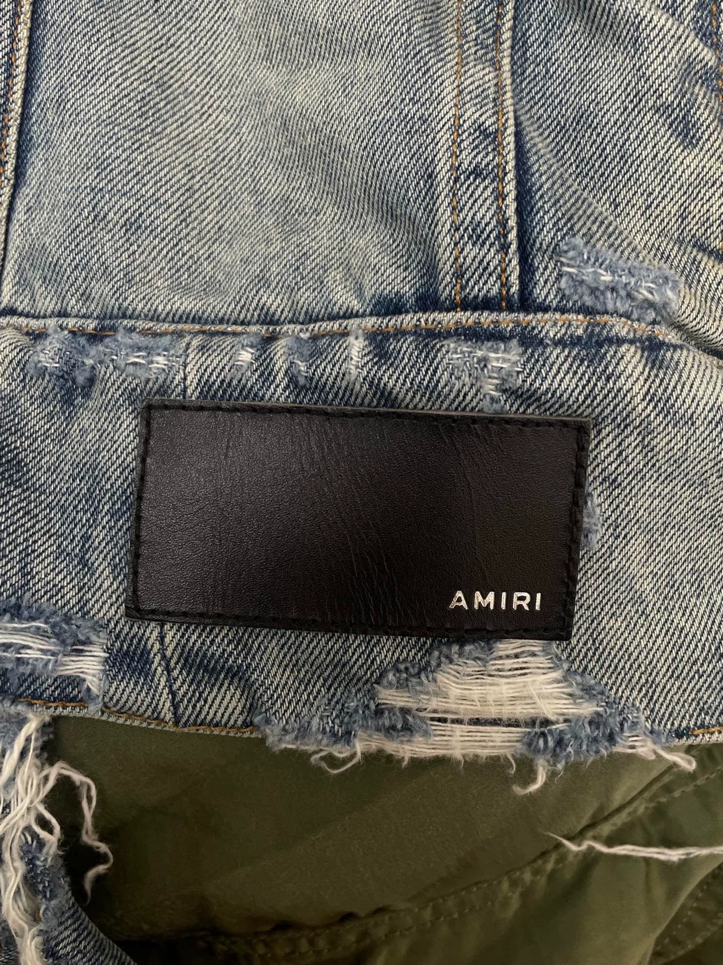 Amiri Amiri Bomber 2-Sided Nylon & Distressed Denim MA-1 L Size US L / EU 52-54 / 3 - 5 Thumbnail