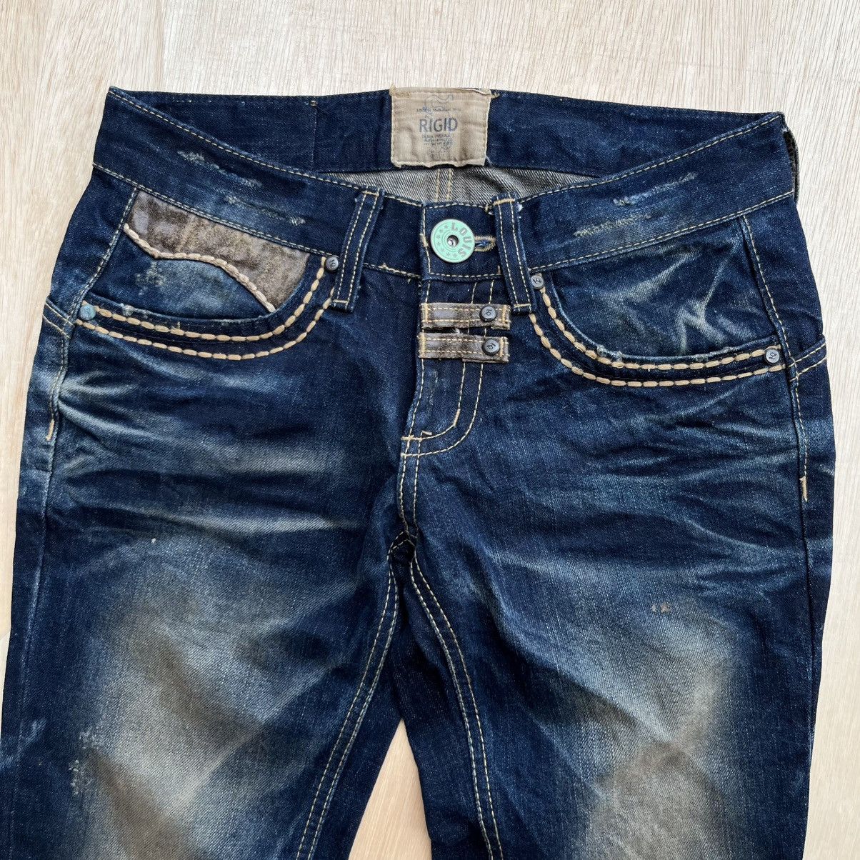 Hysteric Glamour LOLITA JEANS RIGID DISTRESSED WASHED DENIM Size 28" / US 6 / IT 42 - 6 Thumbnail