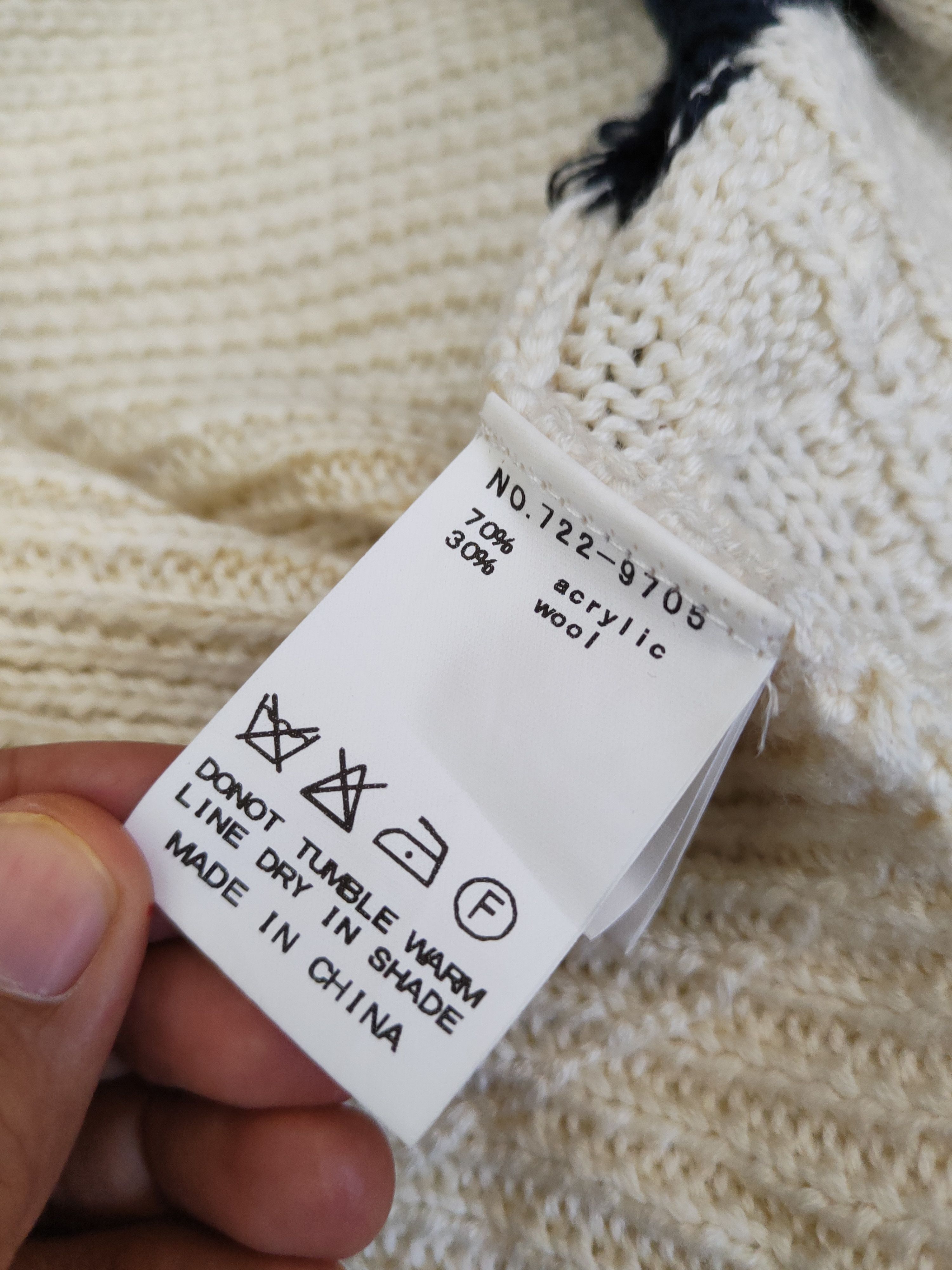 Homespun Knitwear × Japanese Brand Jour de Language Mavy Cream Knitwear Cardigan #W973 Size M / US 6-8 / IT 42-44 - 11 Thumbnail