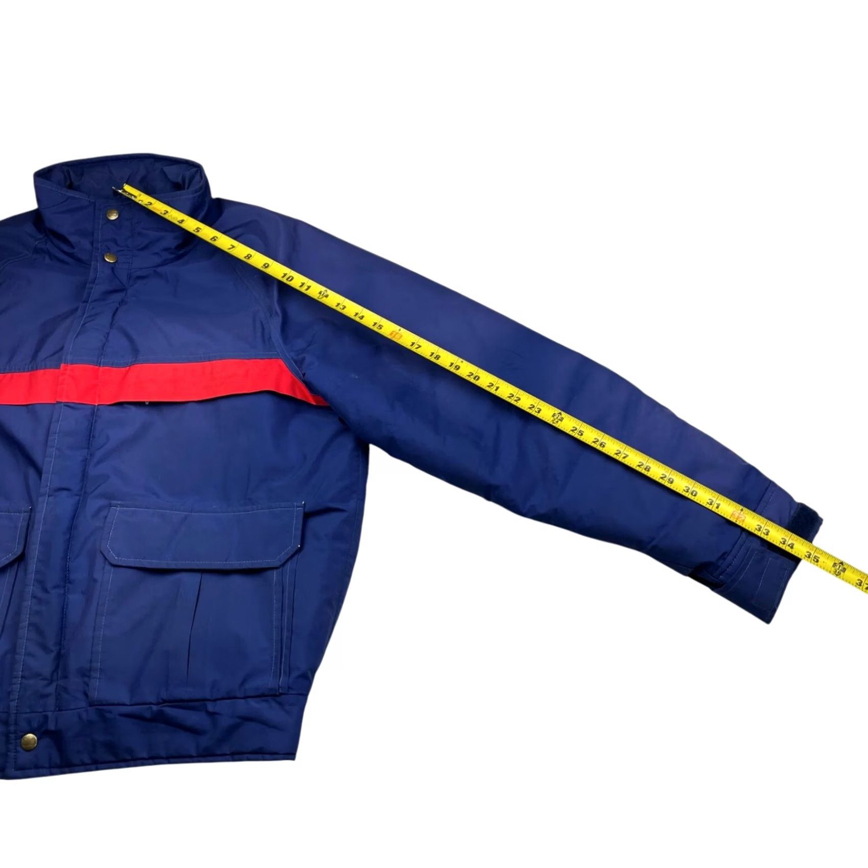 Vintage VINTAGE Woolrich Men’s Gore-Tex Jacket Blue/Red • USA • Large L Jacket Adult Men Size US L / EU 52-54 / 3 - 6 Thumbnail