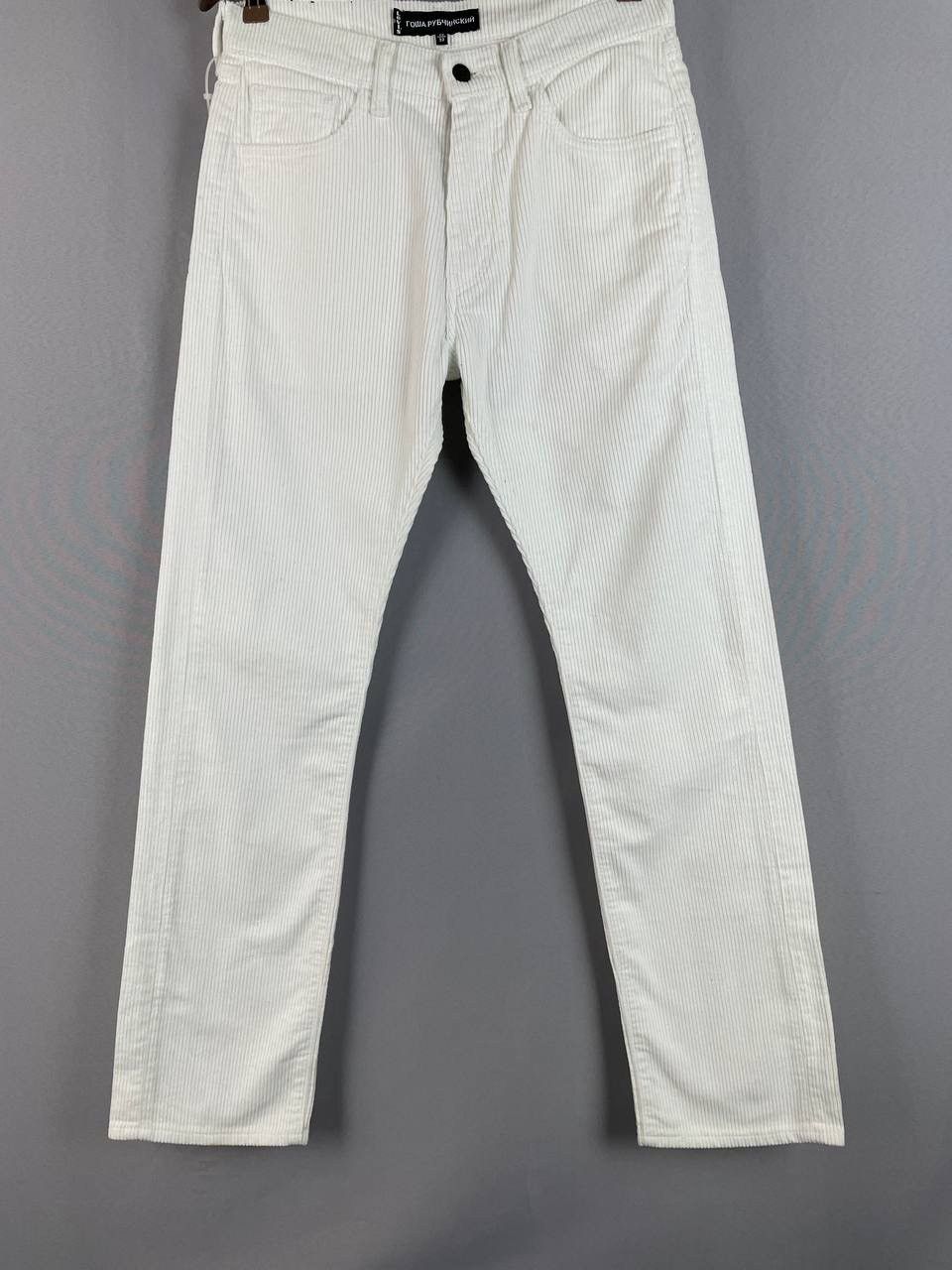 Gosha Rubchinskiy Gosha Rubchinskiy x Levi’s Corduroy White Pants Size US 30 / EU 46 - 7 Thumbnail