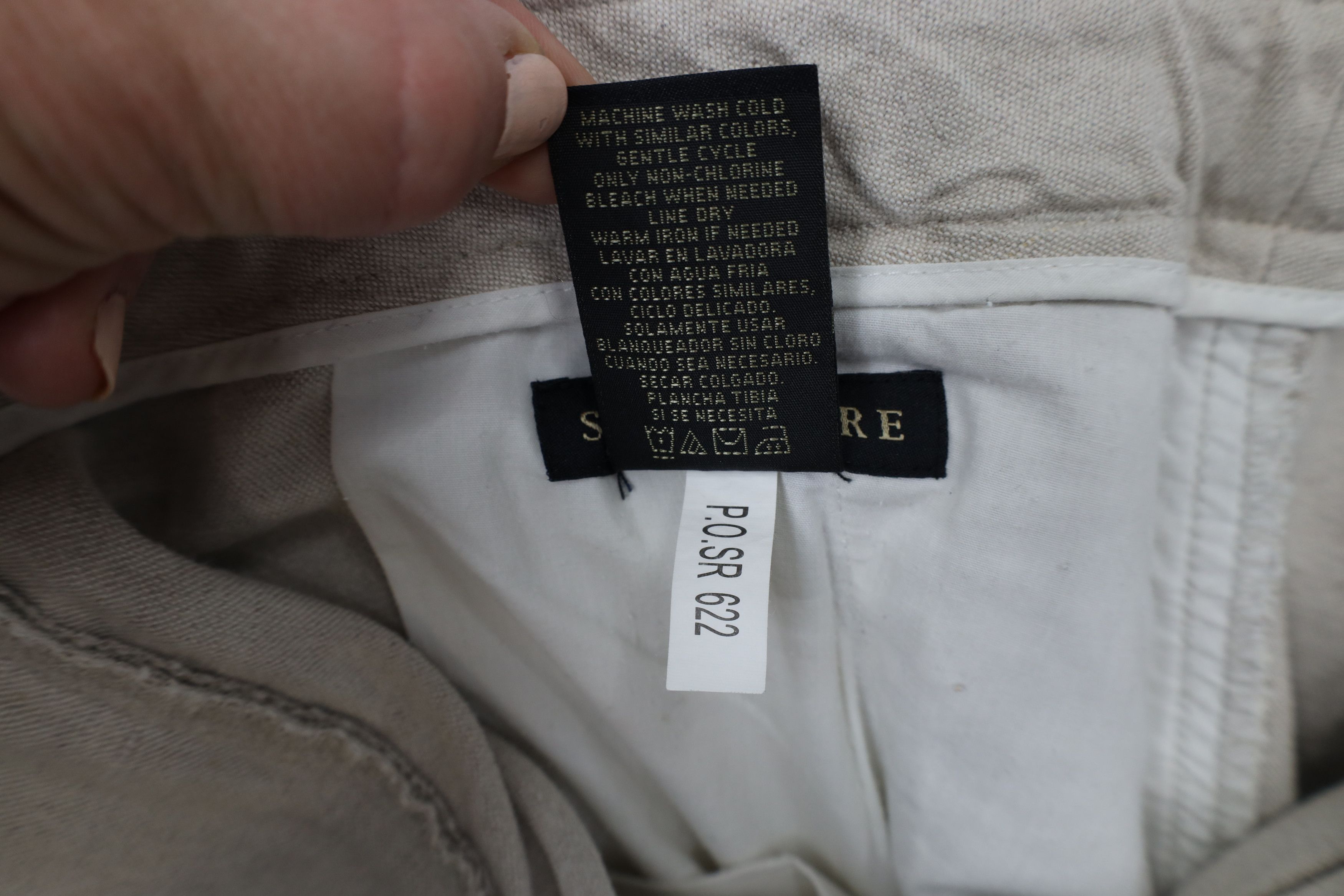 Vintage Vintage 90s Streetwear Blend Wide Leg Harem Pants Beige Size US 32 / EU 48 - 9 Thumbnail