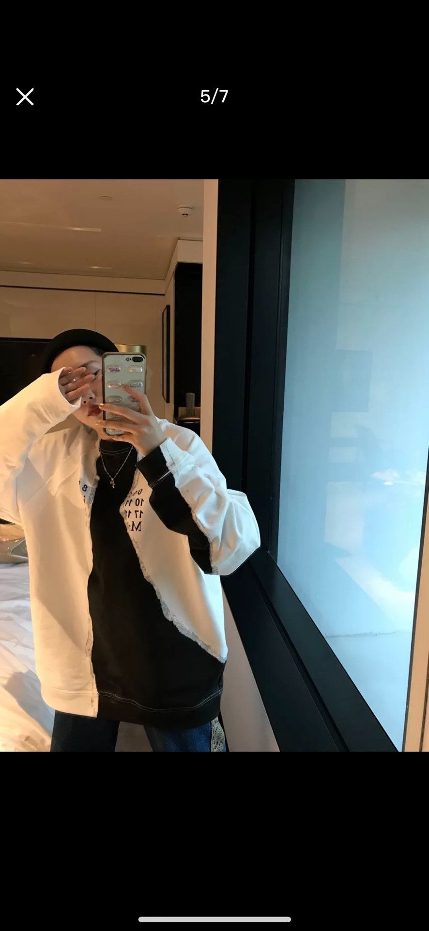 Maison Margiela Maison Margiela Size 50 Splash ink stitching sweatshirt siz Size US M / EU 48-50 / 2 - 4 Thumbnail