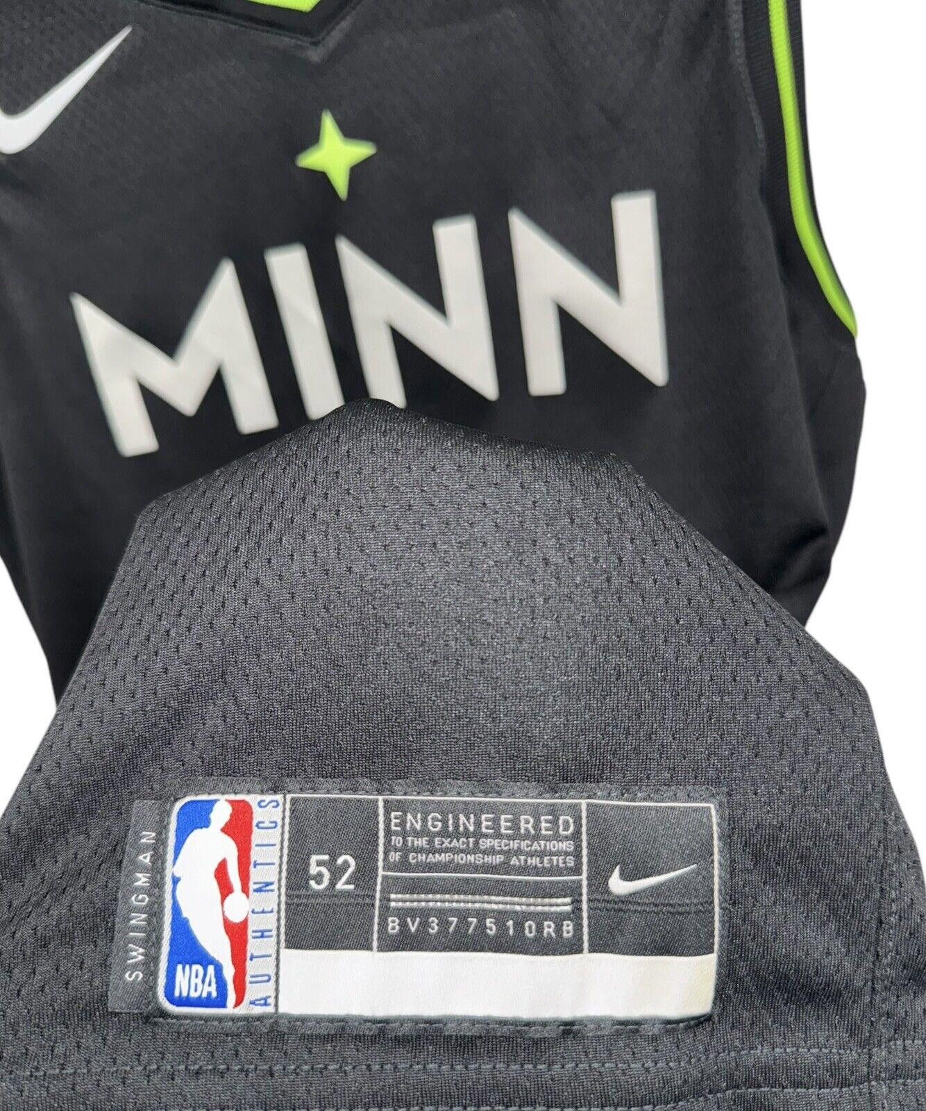 Nike Nike Minnesota Timberwolves 2020-2021 Blank City Jersey 52 Size ONE SIZE - 2 Thumbnail