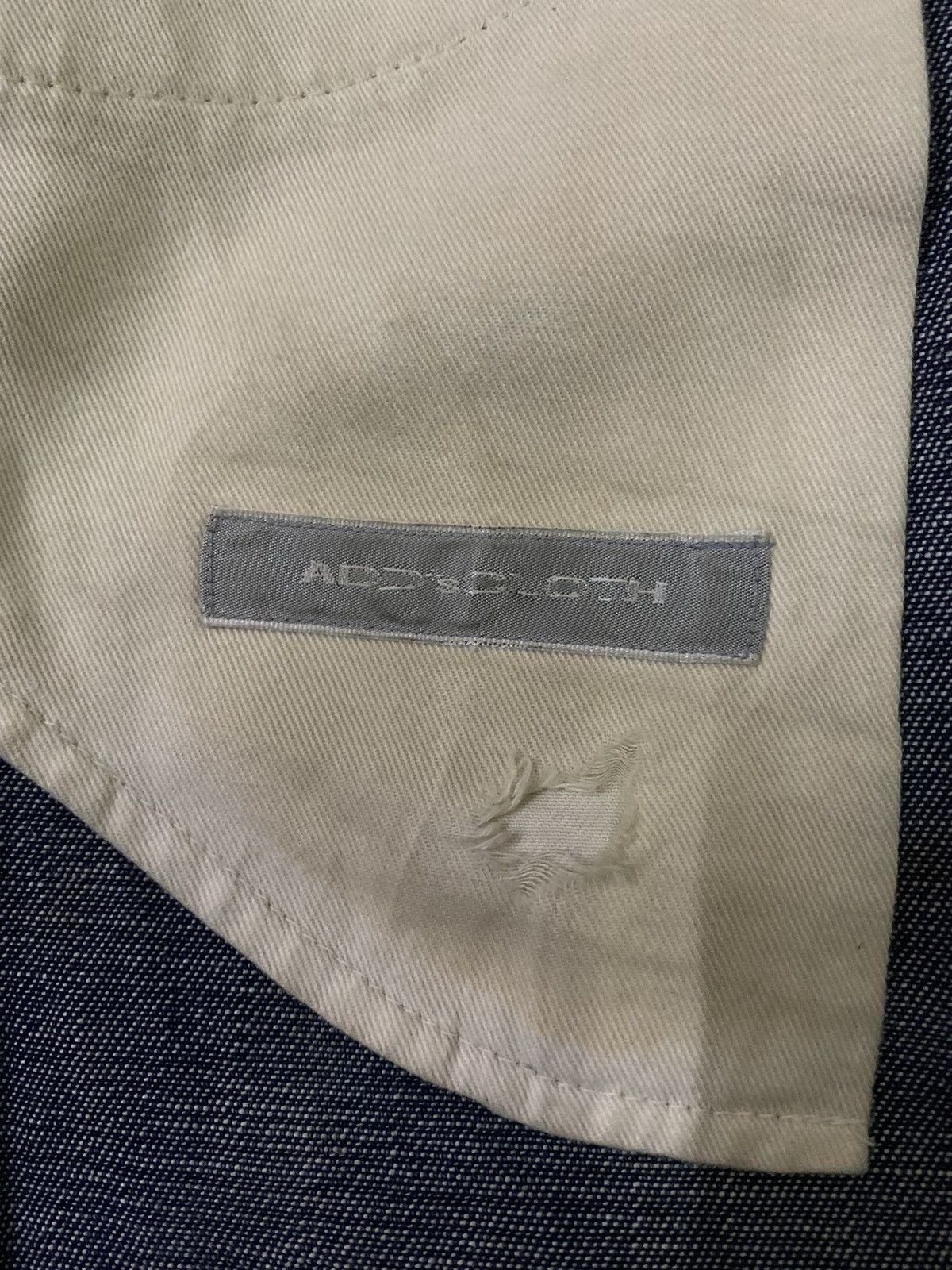 Japanese Brand 💥Japanese Avant Garde ADD’s Cloth Waxed Denim Size US 30 / EU 46 - 11 Thumbnail