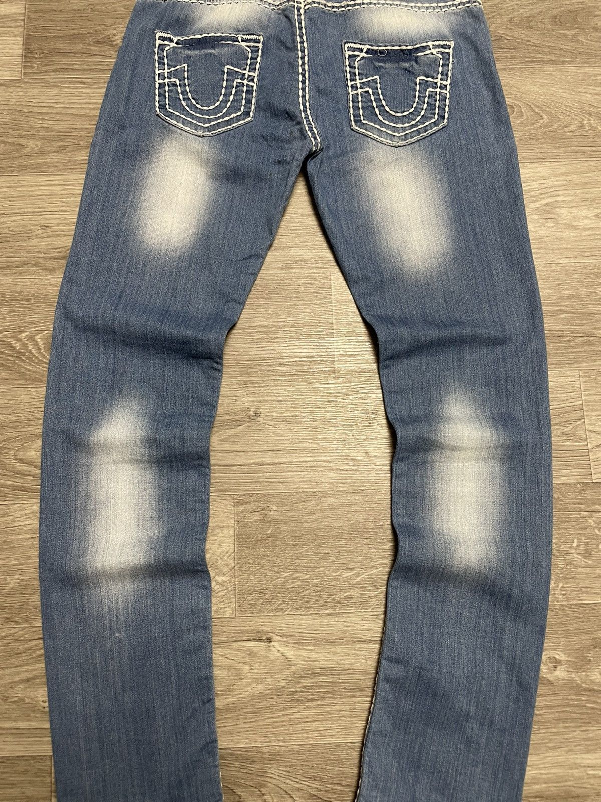 True Religion Vintage True Religion Blue Skinny Fit Jeans Y2K Size US 31 - 15 Thumbnail