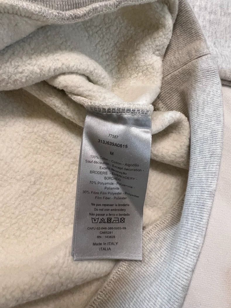 Dior Dior Dior ERL Gray Hoodie with Gold Embroidery-2507 Size US M / EU 48-50 / 2 - 6 Thumbnail