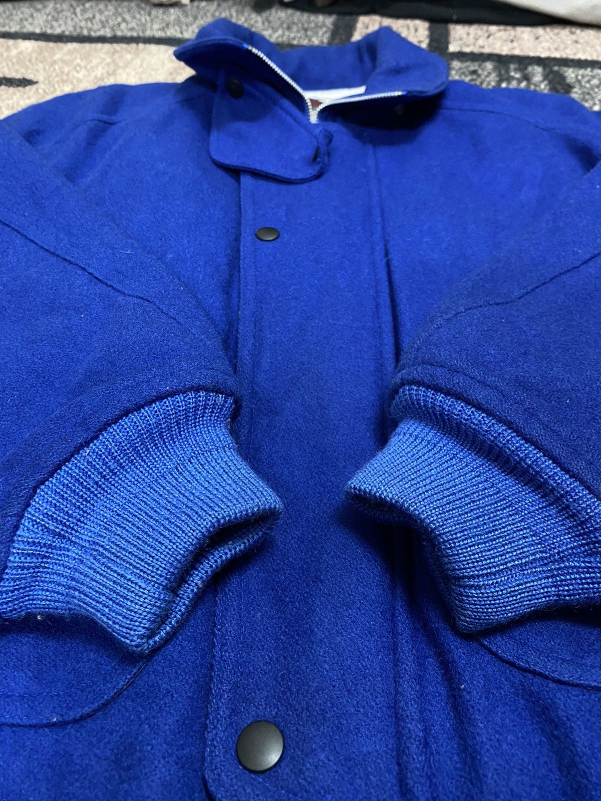Yamaha Rare Vintage 90s Team Yamaha Wool Riding Jacket Size US L / EU 52-54 / 3 - 9 Thumbnail