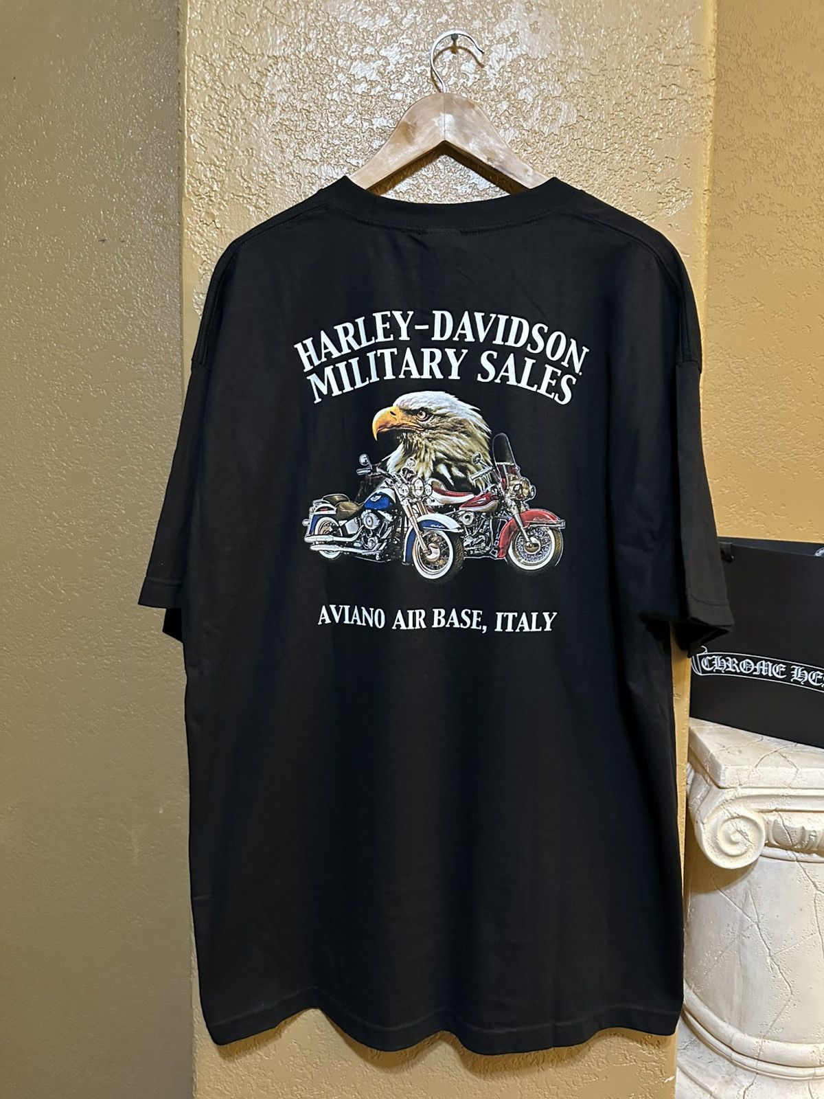 Harley Davidson 🦅 Harley Davidson Eagle Italy T Shirt Size US XXL / EU 58 / 5 - 1 Thumbnail