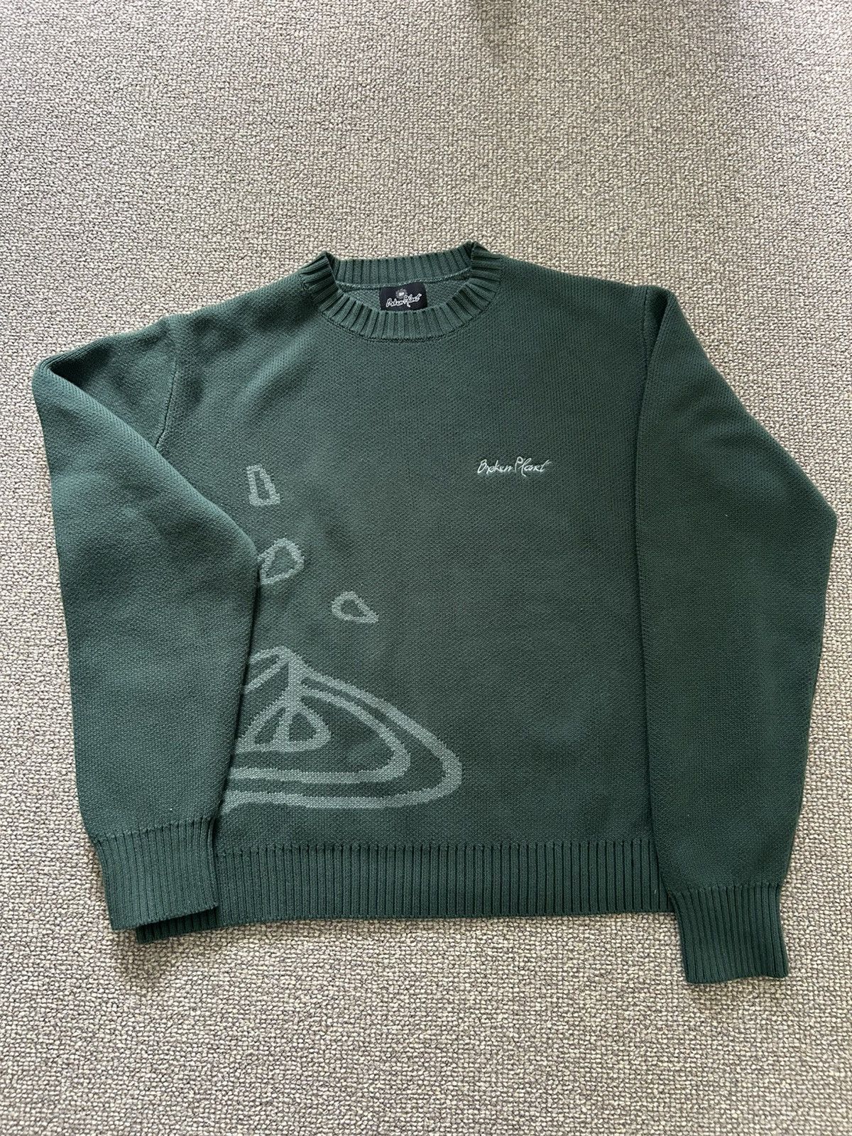 Broken Planet Broken Planet Knit Sweater Forest Green size L Size US L / EU 52-54 / 3 - 1 Preview