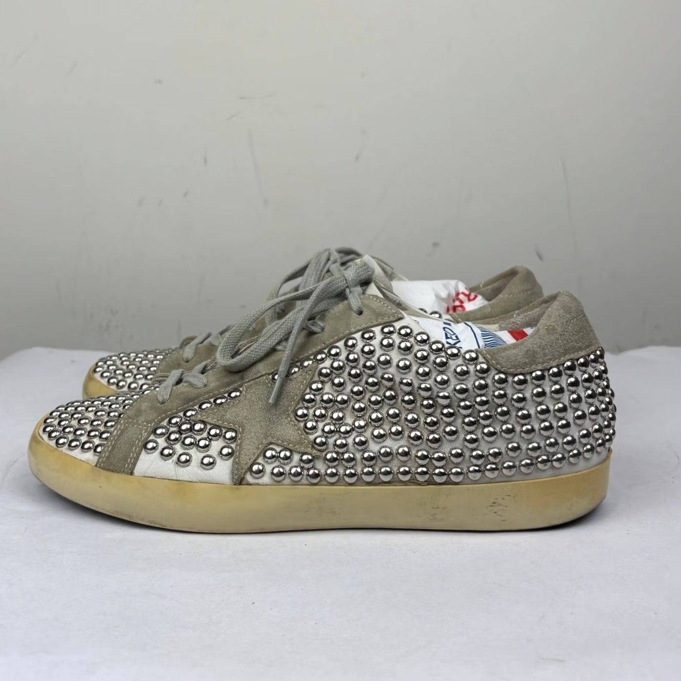 Golden Goose Golden Goose Superstar GGDB Old Studded Low Top Sneakers Women's 38 US 8 Size M / US 6-8 / IT 42-44 - 5 Thumbnail