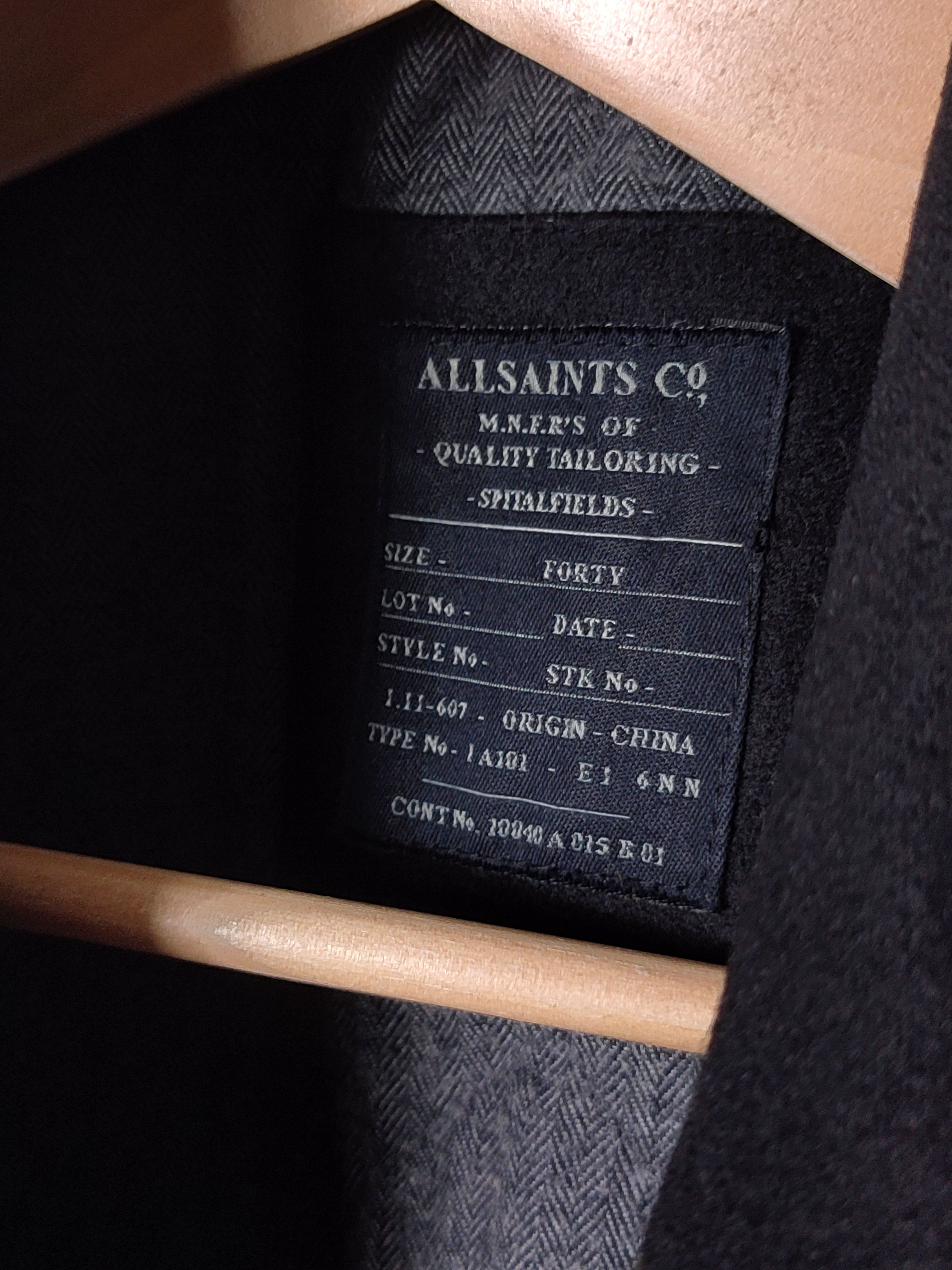 Allsaints Allsaints Wool Rhode Coat Double breasted jacket Size US L / EU 52-54 / 3 - 15 Thumbnail