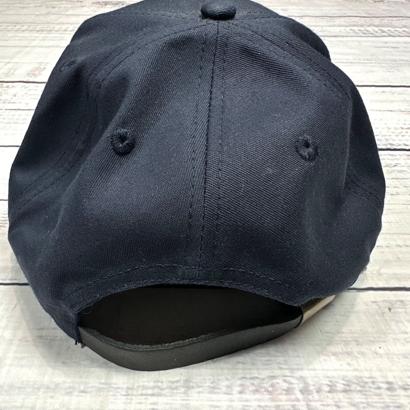 Vintage Vtg USAF McGuire NCO Academy Black Ball Cap Adjustable Baseball Hat Mens One Size Black Cap Size ONE SIZE - 5 Thumbnail