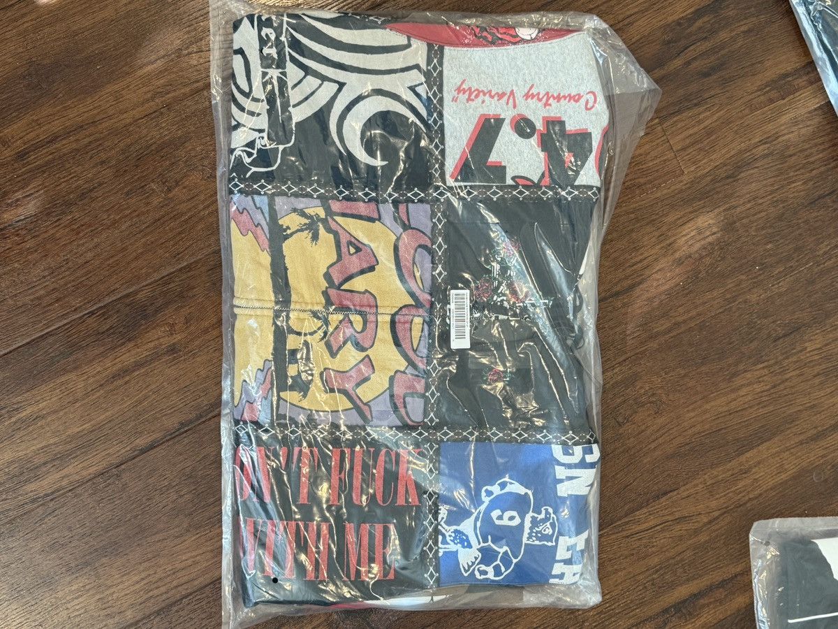 Number (N)ine × Supreme Supreme x Number Nine Patchwork ZipUp Hooded Sweatshirt — XL Size US XL / EU 56 / 4 - 1 Thumbnail