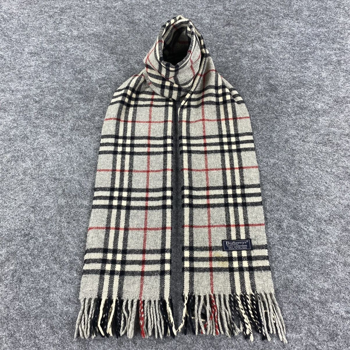 Burberry × Vintage Burberry Scarf # Muffler # Neckwear # D005 Size ONE SIZE - 1 Thumbnail