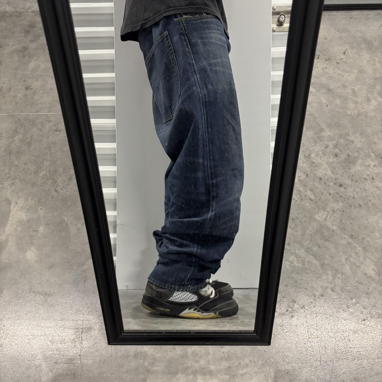 Polo Ralph Lauren × Vintage Crazy Vintage Y2K/2000s Baggy Grunge Dark Wash Polo Ralph Lauren Skater Denim Jeans! Size US 38 / EU 54 - 2 Thumbnail