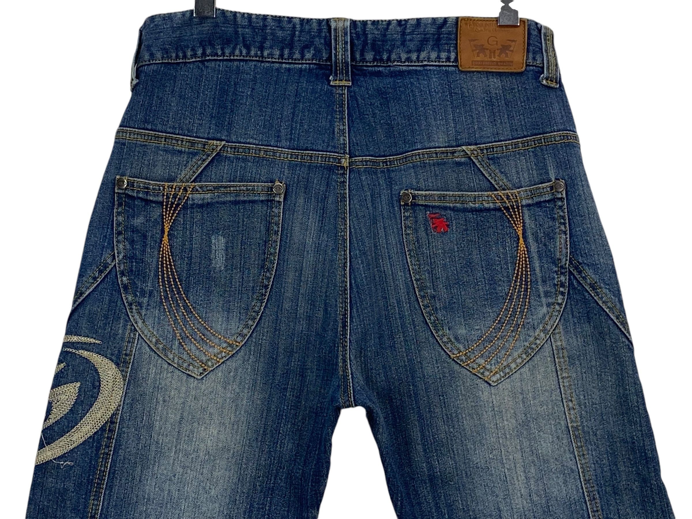 Japanese Brand Gotcha J-Shape Skateboard Surf Jeans Size US 32 / EU 48 - 5 Thumbnail