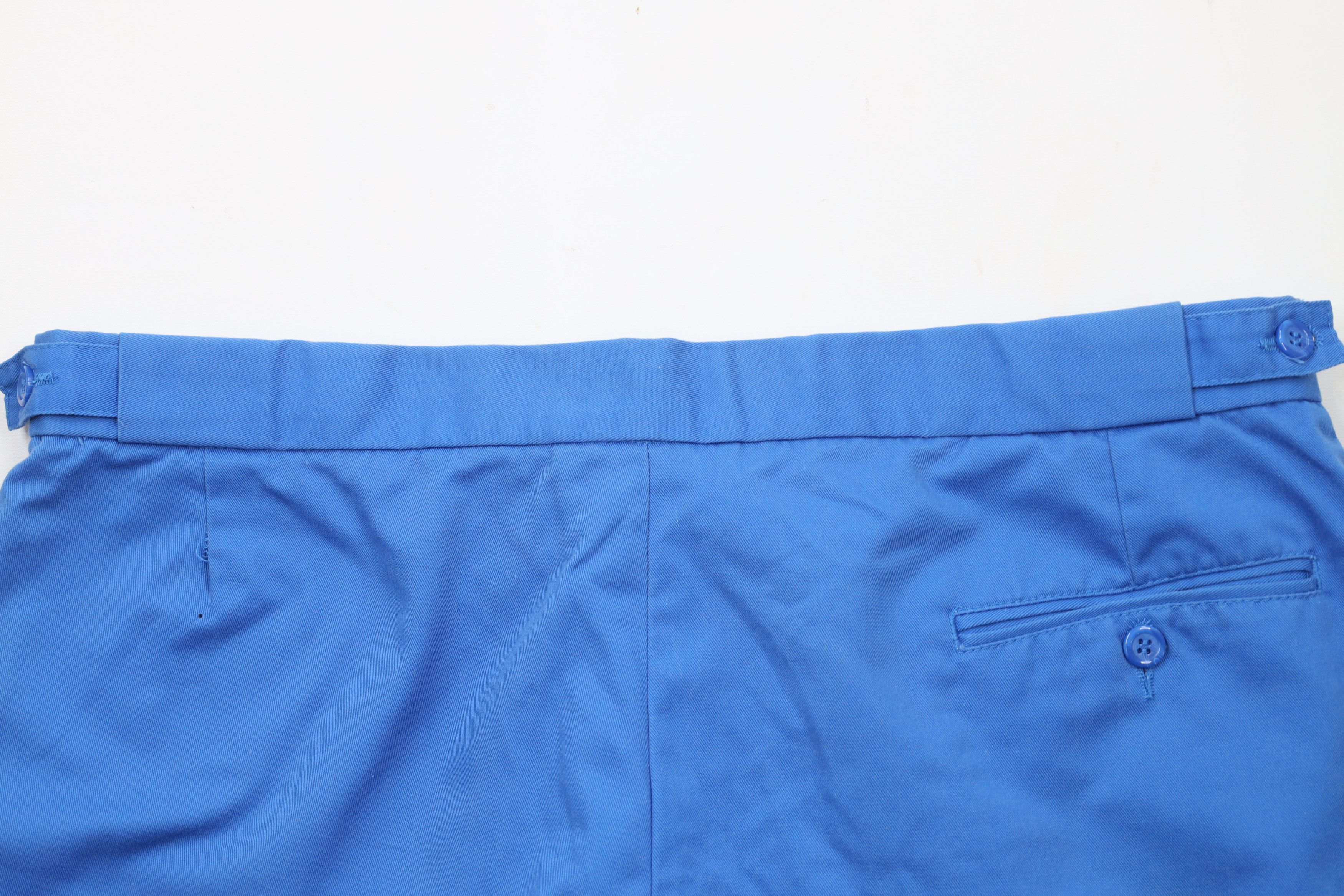 Vintage Vintage 70s Streetwear Knee Golf Chino Shorts Royal Blue Size US 36 / EU 52 - 15 Thumbnail