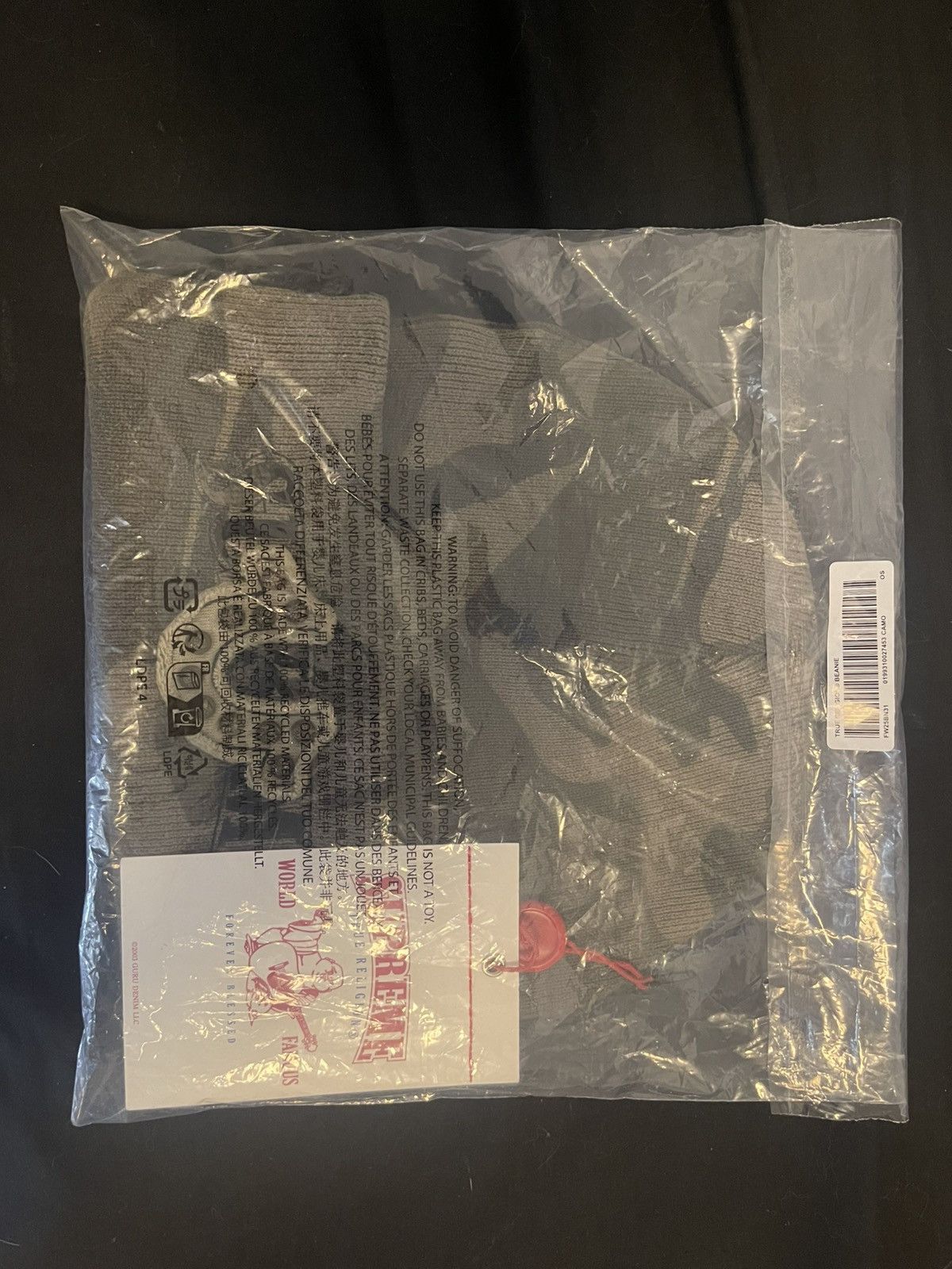 Supreme × True Religion Supreme x True Religion Olive Camo Beanie Size ONE SIZE - 1 Thumbnail