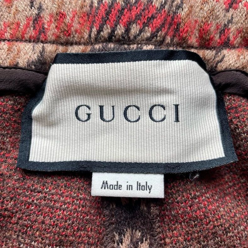 Gucci Gucci Size XS Zipper pocket casual trousers brown and red p Size US 26 / EU 42 - 6 Thumbnail