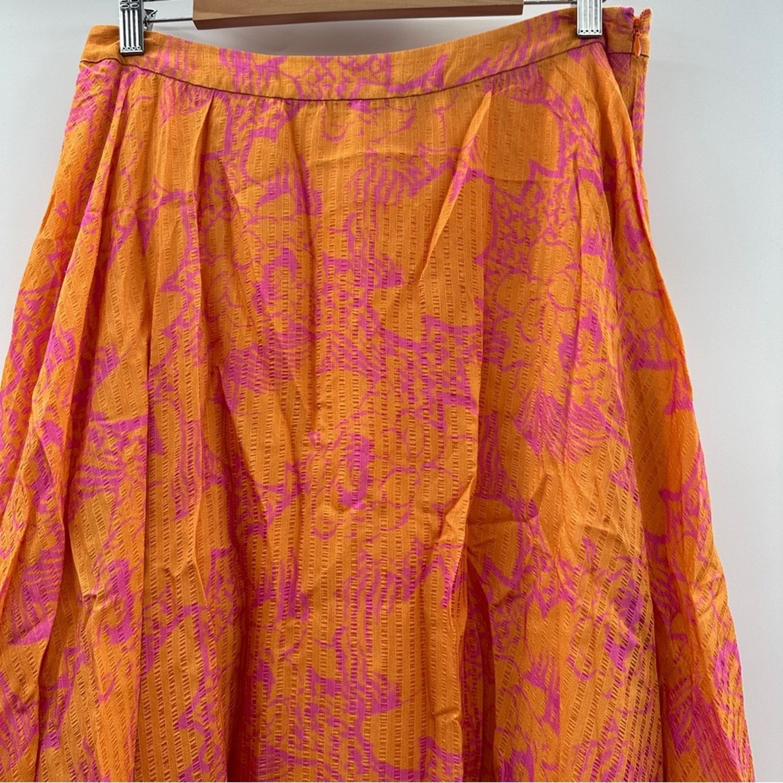 Tanya Taylor Tanya Taylor Jeana Floral Pleated Midi Skirt Sz 12 Size 34" / US 12 / IT 48 - 3 Thumbnail