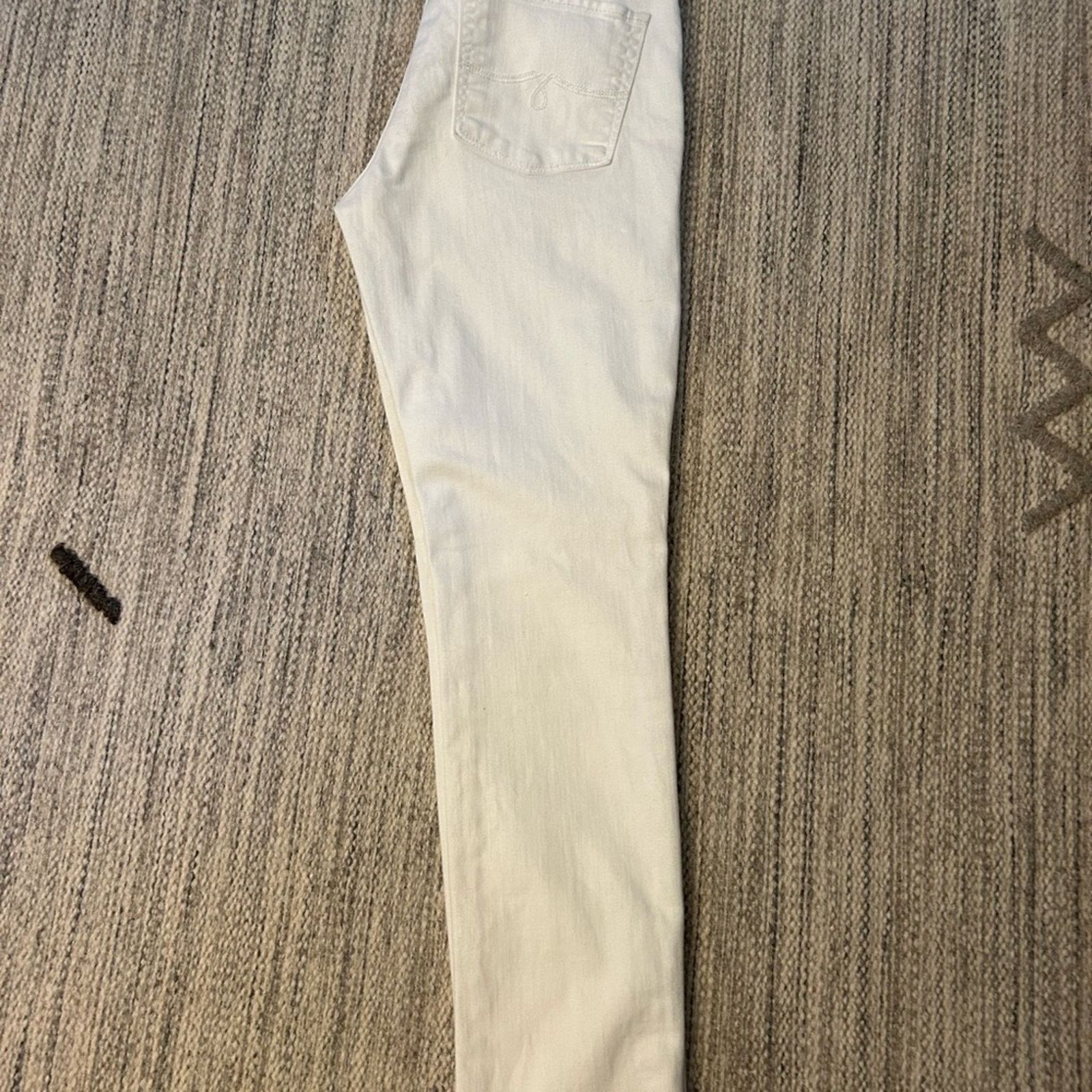 Lucky Brand Lucky Jeans Women’s 2/26 White Lolita Skinny Mid Rise Denim Size 26" / US 2 / IT 38 - 8 Thumbnail