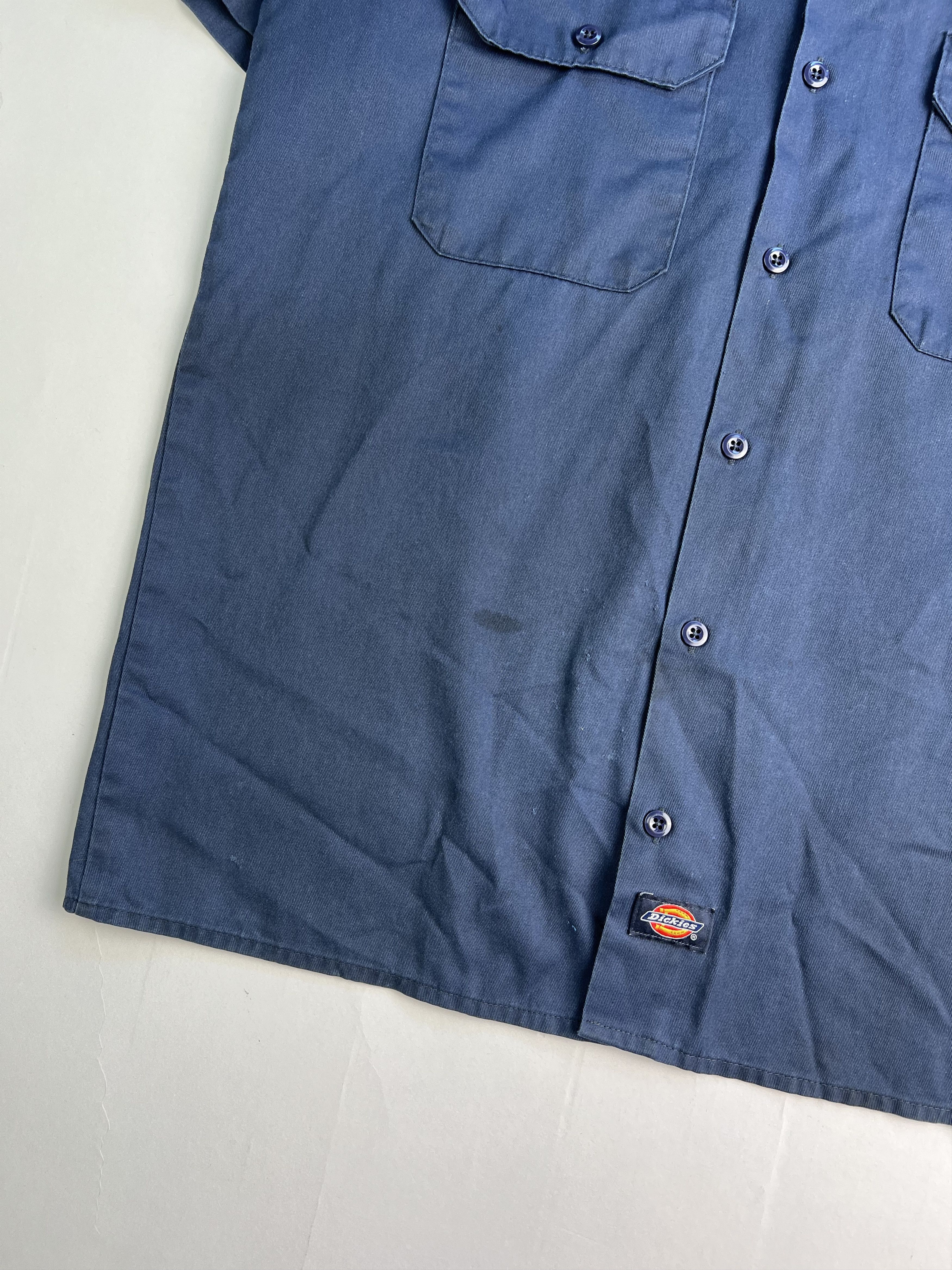 Dickies × Vintage Vintage Dickies Work Shirt Navy Blue Medium Size US M / EU 48-50 / 2 - 3 Thumbnail