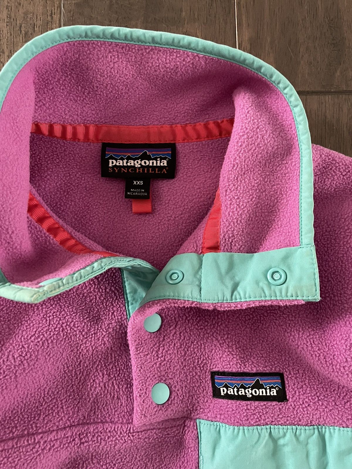 Patagonia 🟣 Patagonia Synchilla Snap Fleece (Sz xxs) Size XXS / US 00 / IT 34 - 2 Thumbnail