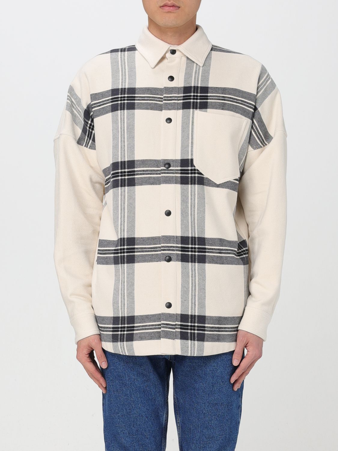 image of Palm Angels Shirt Men White (Size XS)