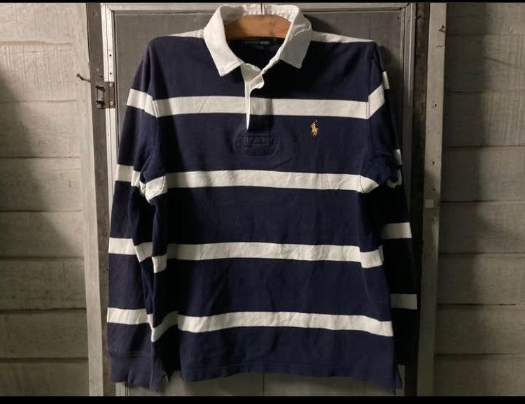 Polo Ralph Lauren × Ralph Lauren × Vintage Vintage Polo Ralph Lauren Rugby Shirts Size US M / EU 48-50 / 2 - 1 Thumbnail