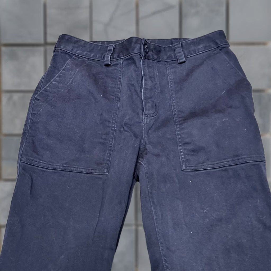 Duluth Trading Company Duluth Pants Womens 12 Reserve Stovepipe Navy Blue Hike Outdoor Crop Chino Regular 33x25.5 Womens Size 34" / US 12 / IT 48 - 1 Thumbnail