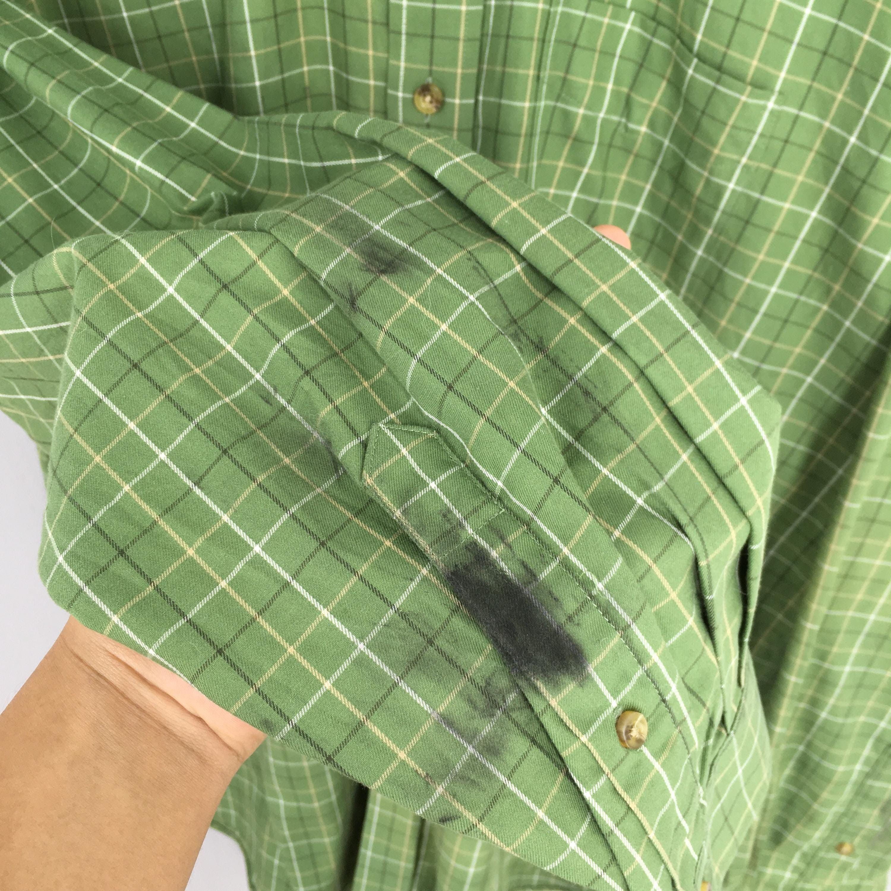 Flannel Vintage LL Bean Flannel Green Checkered Shirt Large Size US L / EU 52-54 / 3 - 5 Thumbnail