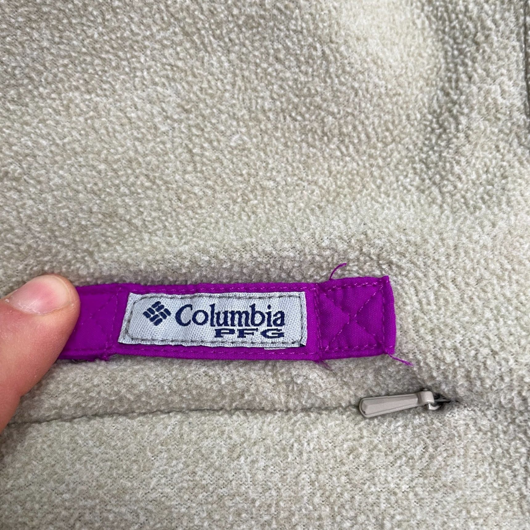 Vintage Columbia Jacket Womens XL Brown Purple Solid Fleece 1/2 Snap Outdoor PFG Fire Side Size XL / US 12-14 / IT 48-50 - 5 Thumbnail