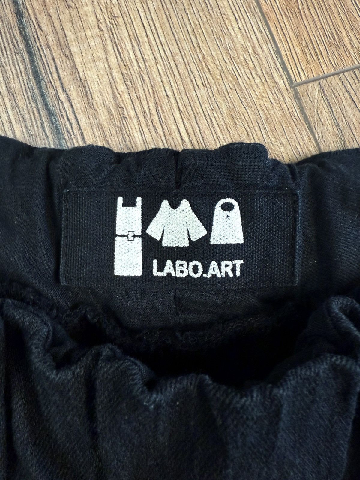 Other LABO.ART Black Cotton Elastic Waist Pants Size 1 Size 28" / US 6 / IT 42 - 5 Thumbnail
