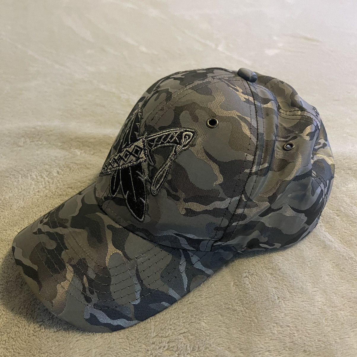 Other Black Eagle Cap Men One Size Gray Hat Camo Adjustable Size ONE SIZE - 3 Thumbnail
