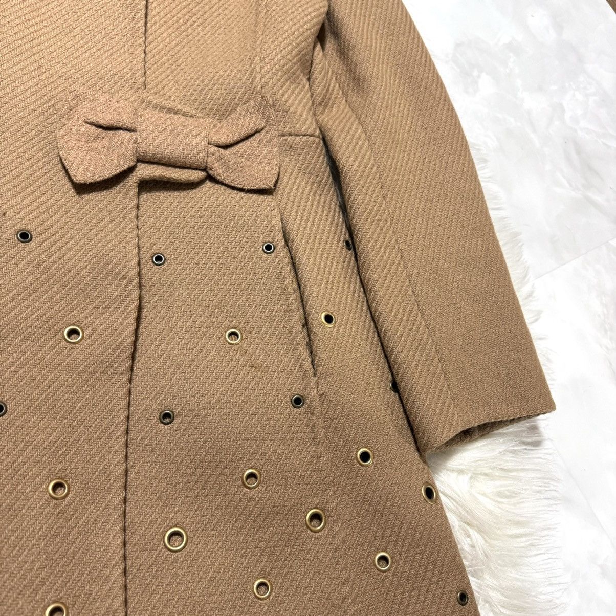 Prada e Prada Runway Coat with Eyelet Studs and Ribbon, Size 38 Size XS / US 0-2 / IT 36-38 - 8 Thumbnail