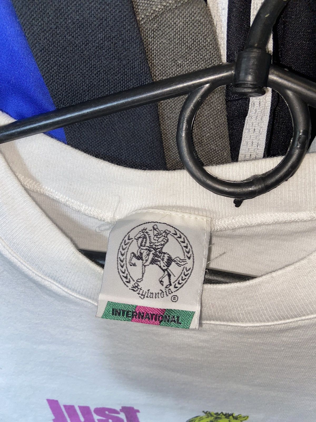 Vintage “JUST SAY NO FOR OPIUM” VINTAGE 90s HUMOR BAND ADULT T-SHIRT Size US XL / EU 56 / 4 - 3 Thumbnail