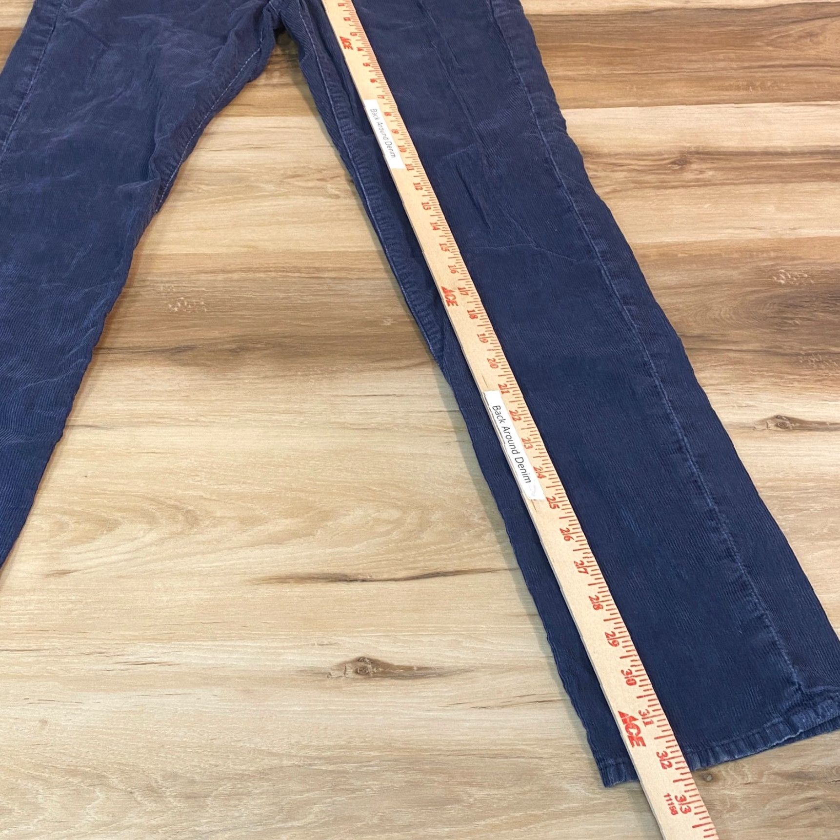 Abercrombie & Fitch Abercrombie Fitch Mens Corduroy Skinny Pants Navy Blue W30 L32 Size US 30 / EU 46 - 7 Thumbnail
