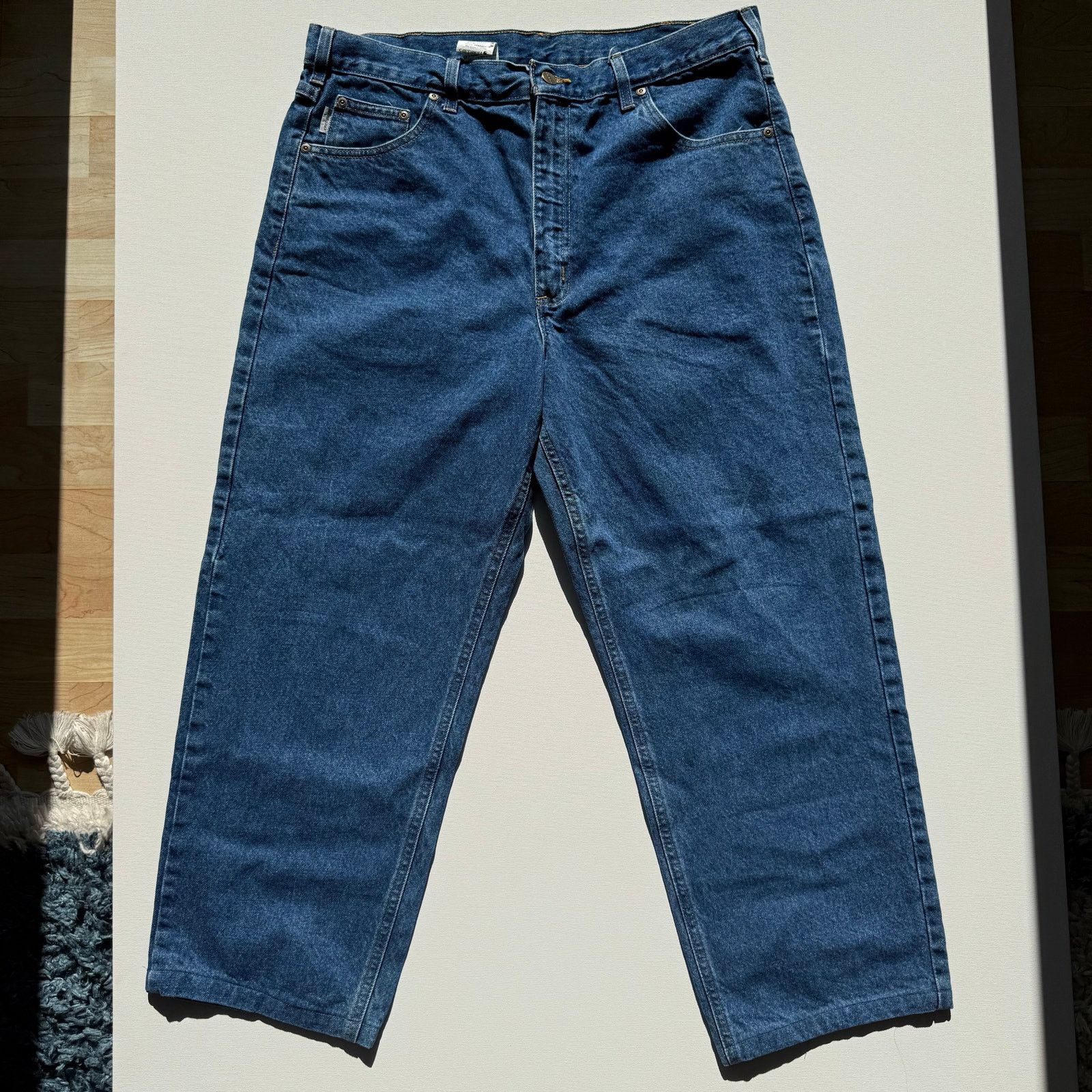 Carhartt Vintage Carhartt B17 DST Relaxed Fit Denim Jeans Size US 38 / EU 54 - 6 Thumbnail