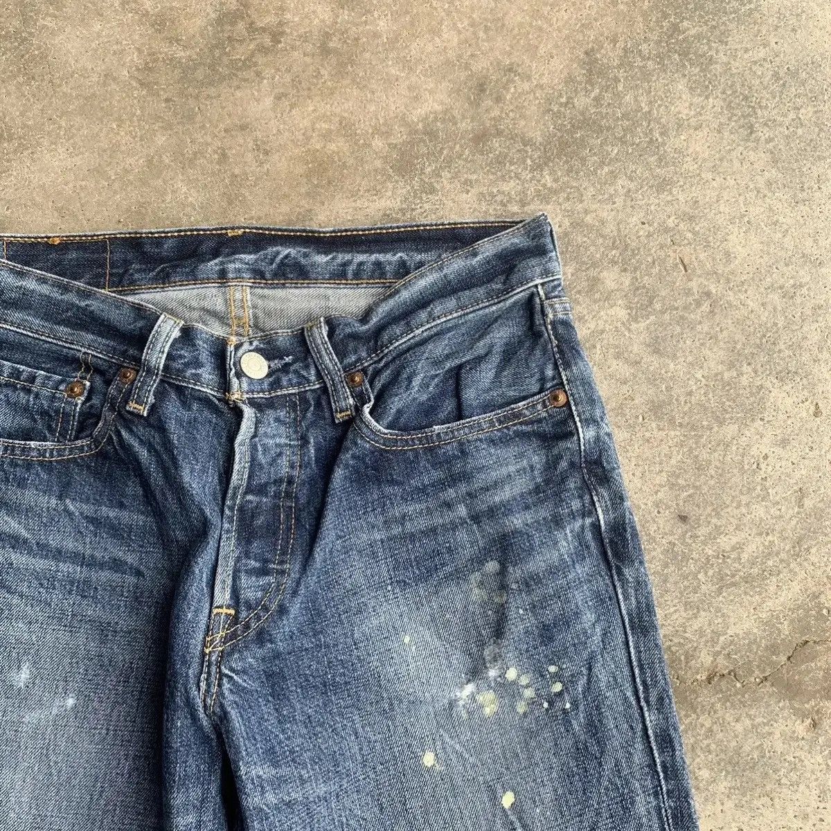 Levi's Vintage Clothing Levis 501 Blue Wash Levi’s Jeans Slim Fit Trousers Pants Size US 28 / EU 44 - 6 Thumbnail