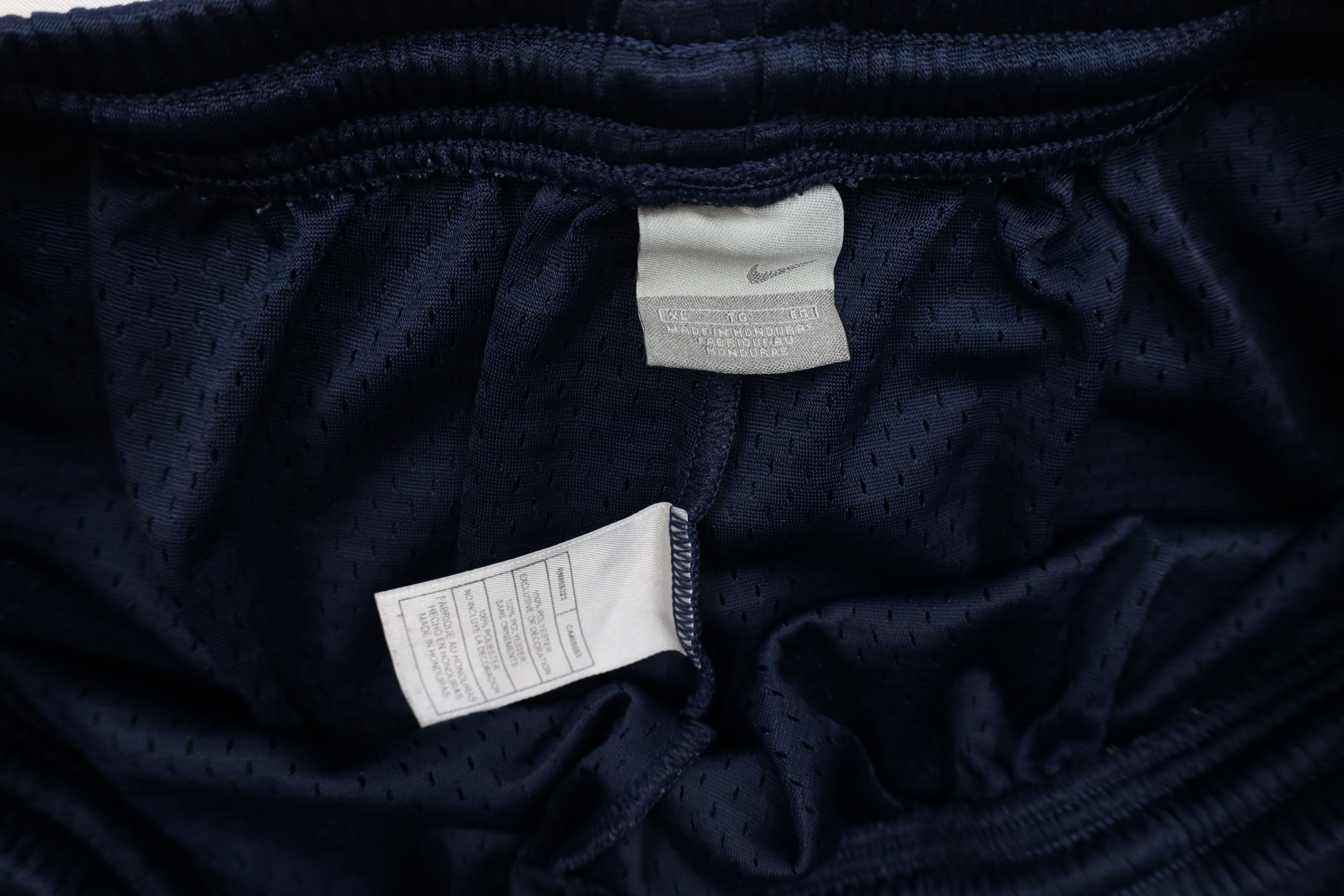 Nike × Vintage Vintage 90s Y2K Nike Mini Swoosh Above Knee Shorts Blue Size US 36 / EU 52 - 6 Thumbnail